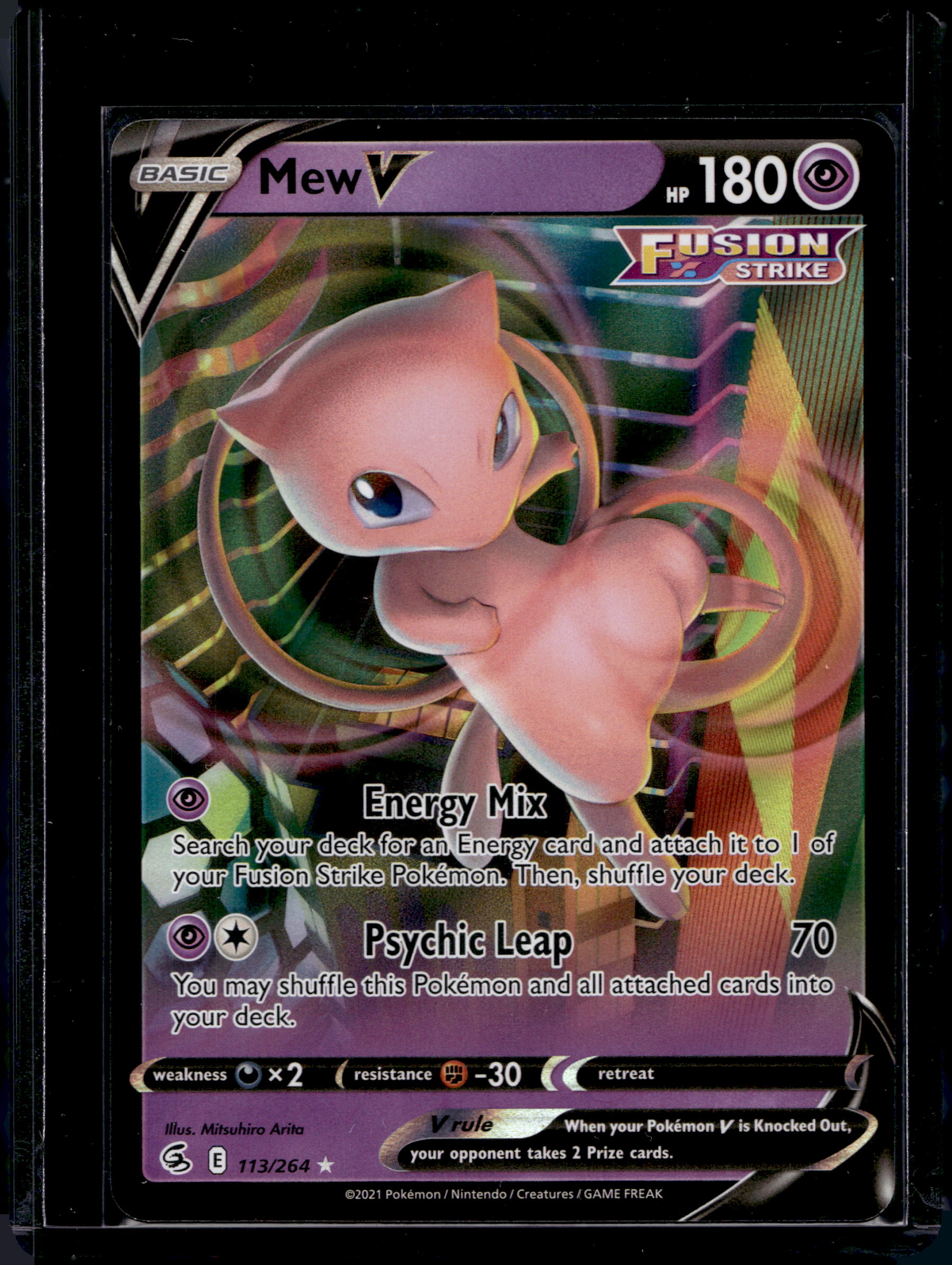 Mew V 113/264 Raw RookieLegends