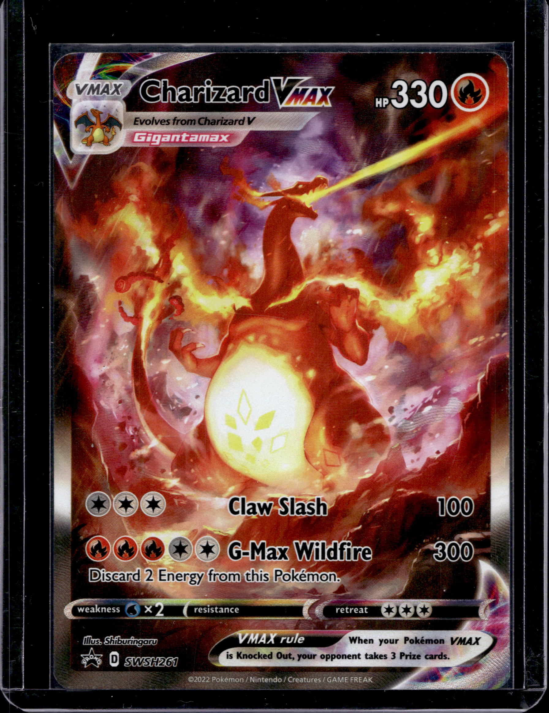 Charizard VMAX SWSH261 Raw RookieLegends