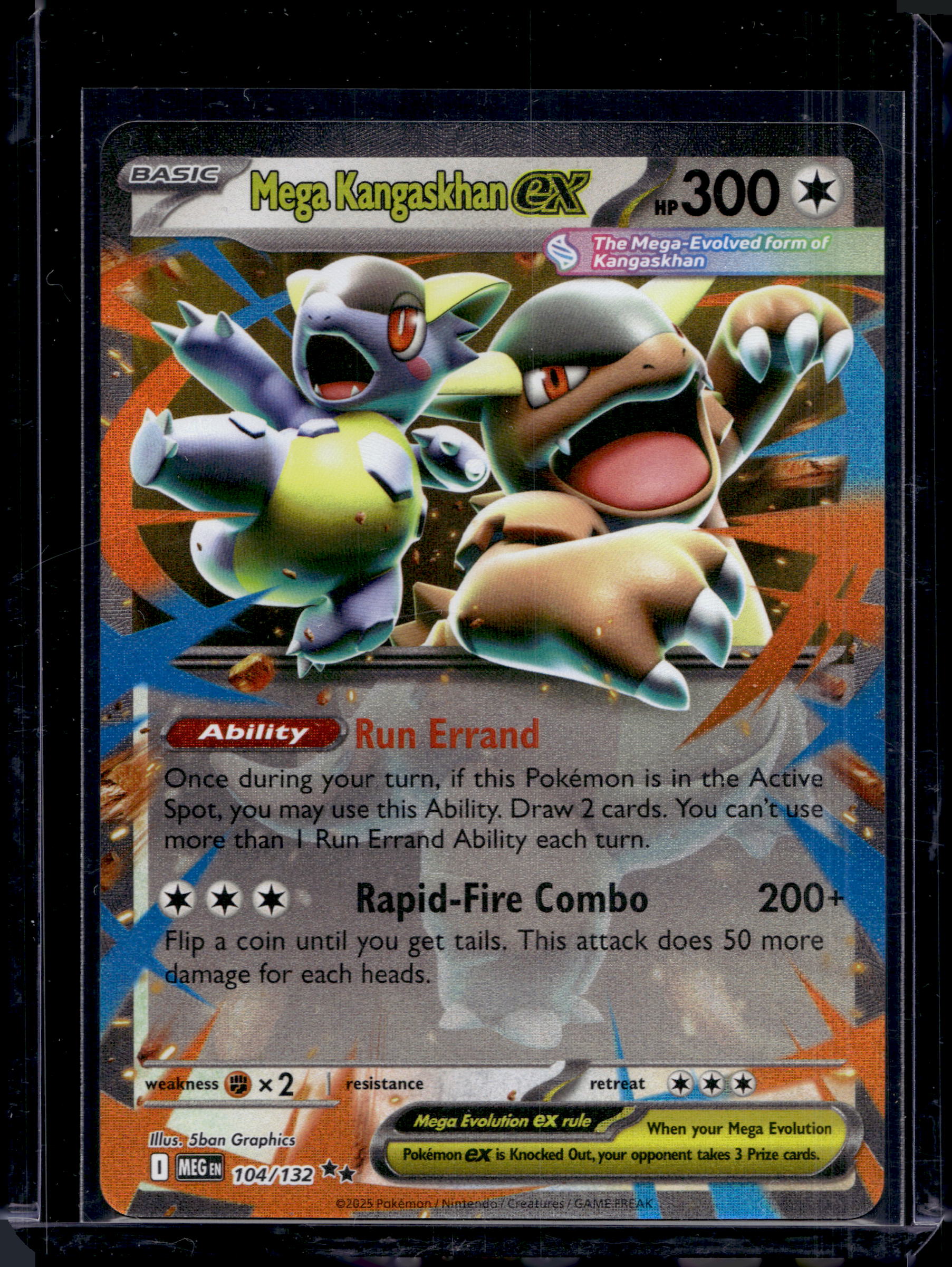 Mega Kangaskhan ex 104/132 Raw
