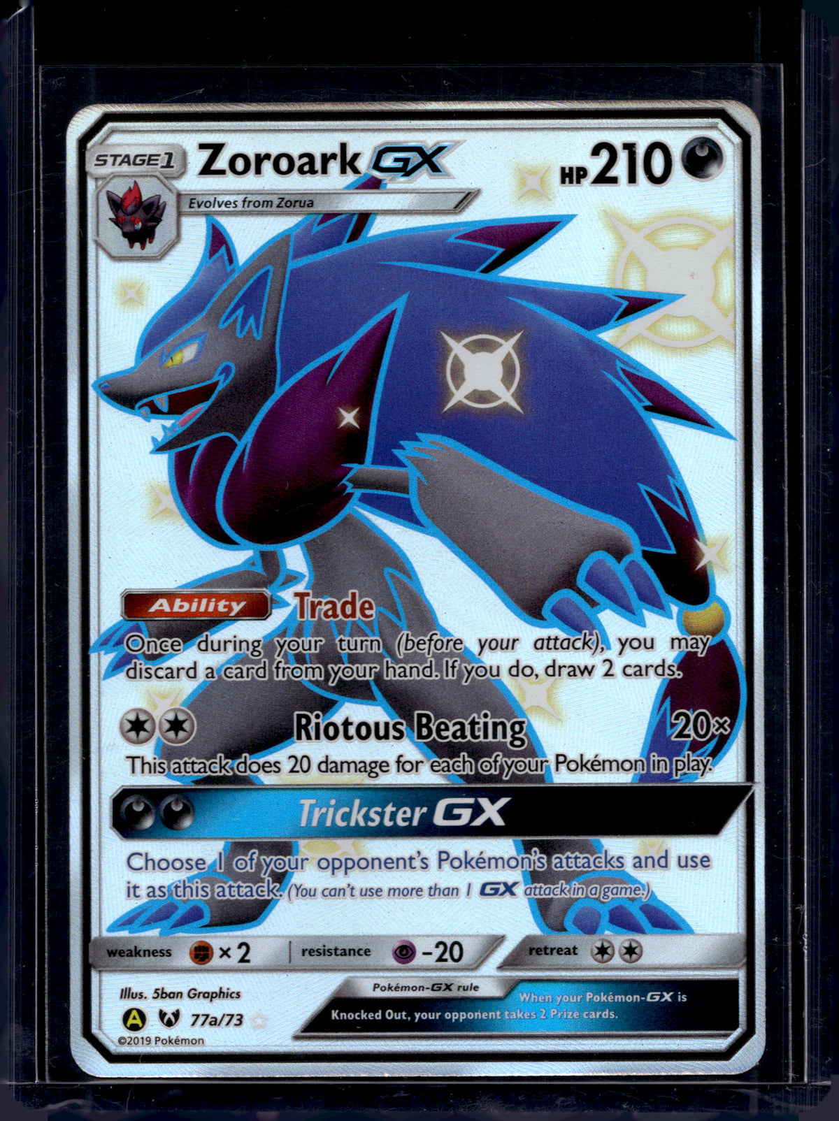 Zoroark GX 77a/73 Raw