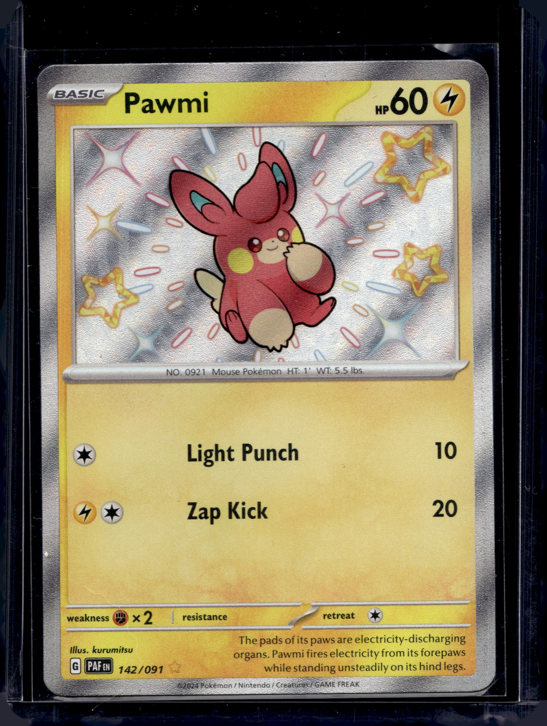 Pawmi 142/091 Raw RookieLegends