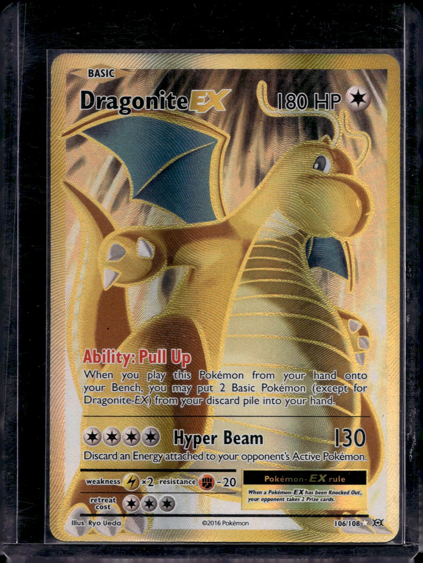 Dragonite Ex 106/108 Raw RookieLegends