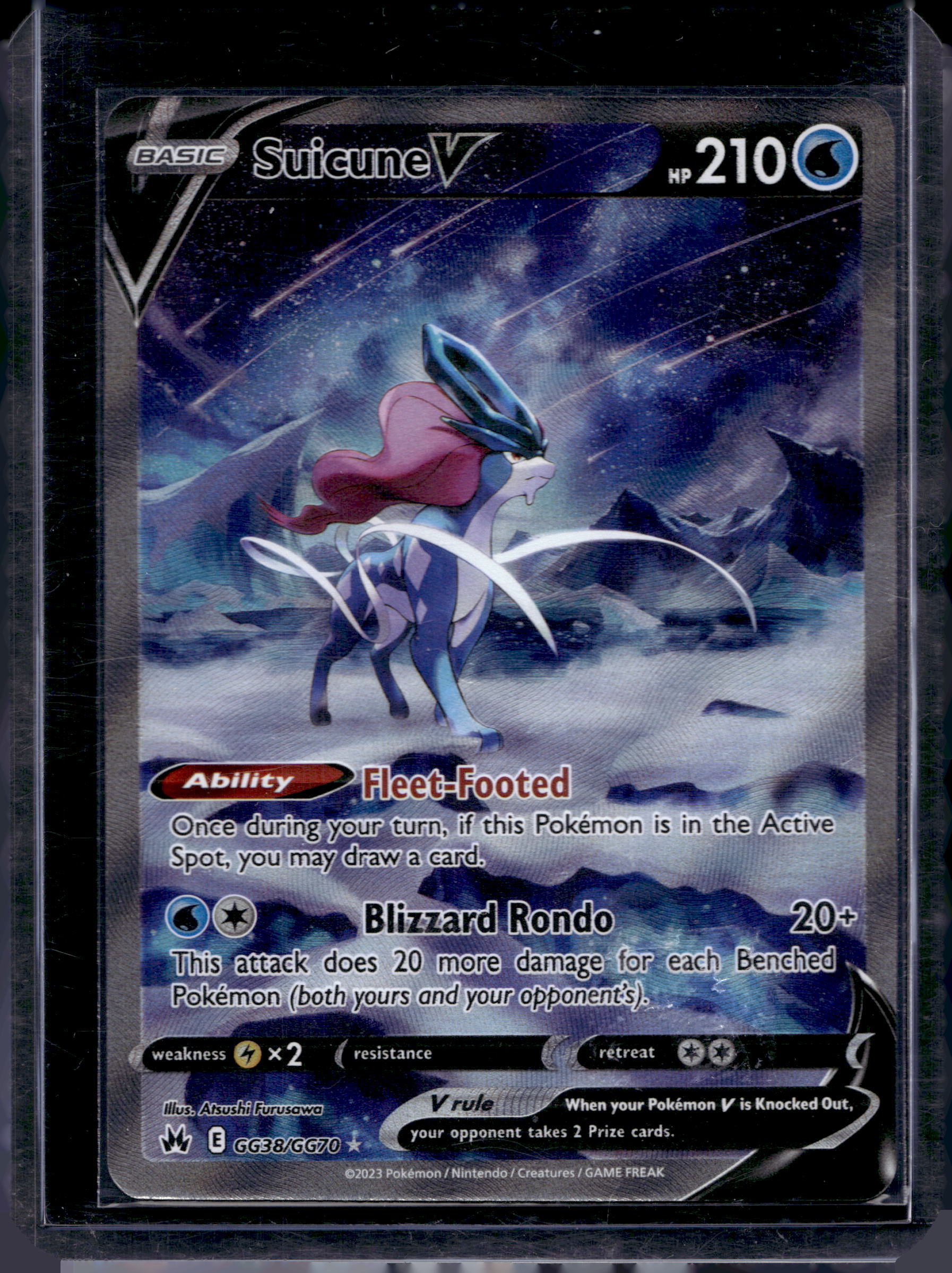 Suicune V GG38/GG70 Raw