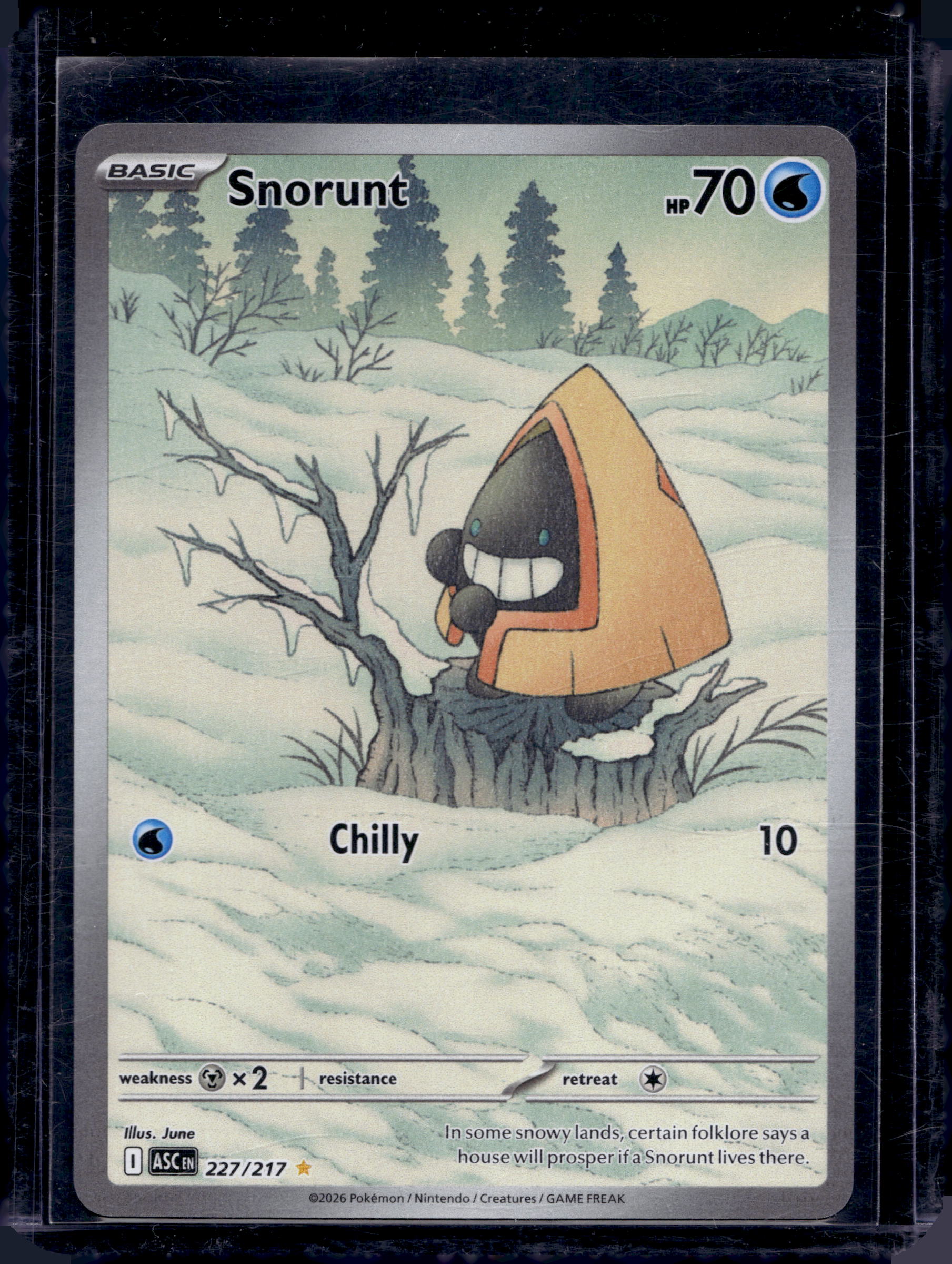 Snorunt 227/217 Raw RookieLegends