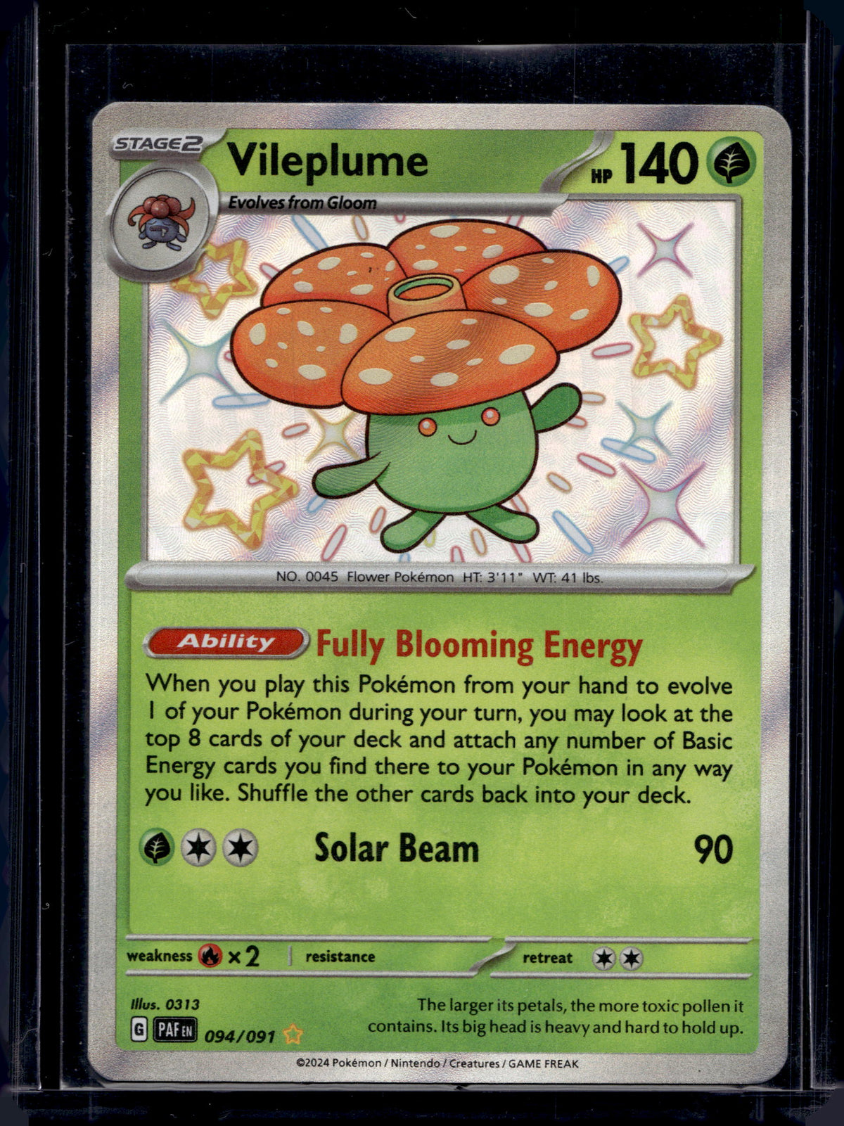 Vileplume 094/091 Raw RookieLegends
