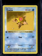 Staryu (Base Set -1 St Edition & Shadowless - Common) 65/102 Raw