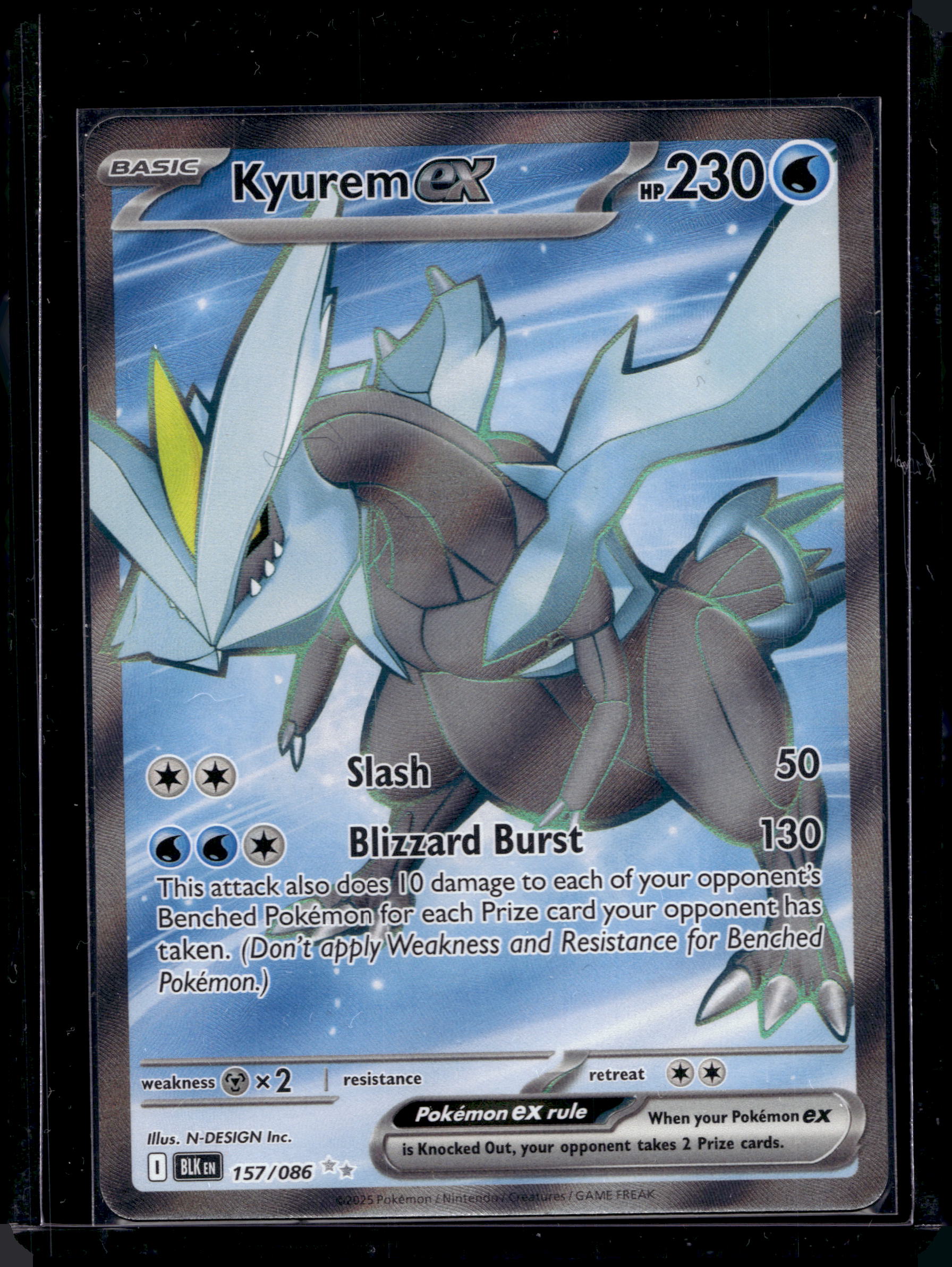 Kyurem Ex 157/086 Raw RookieLegends