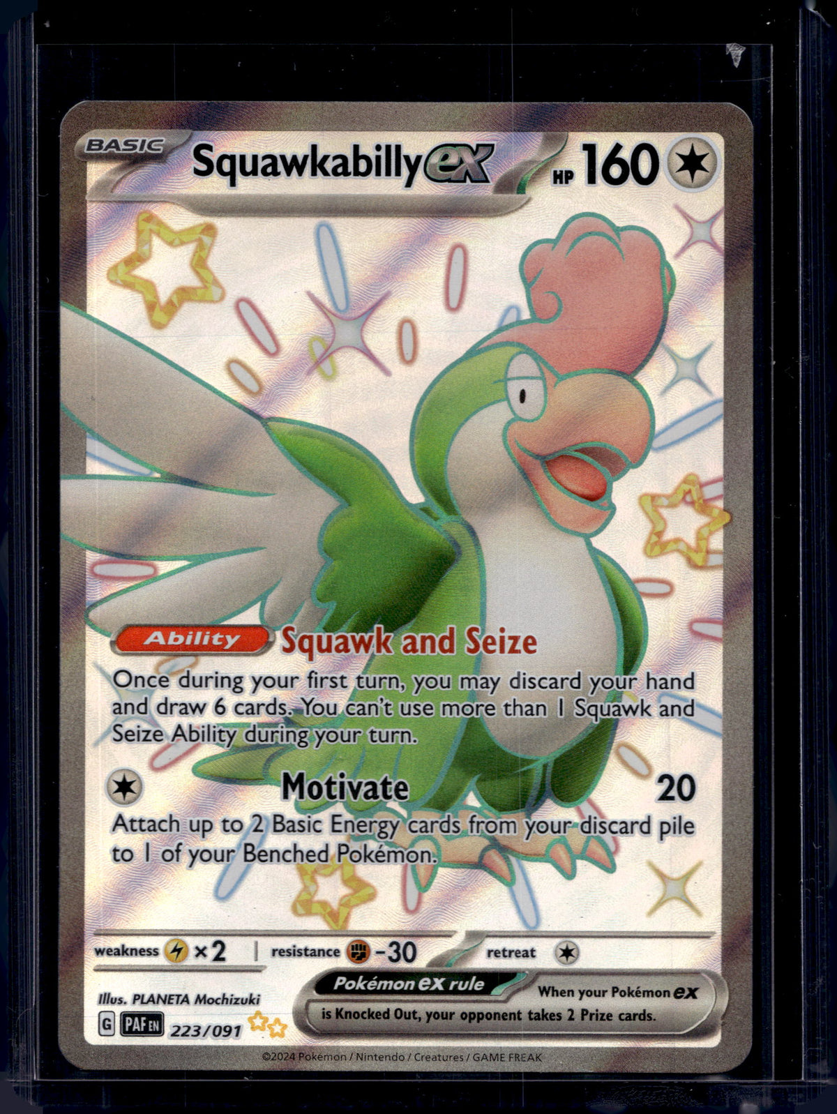 Squawkabilly ex 223/091 Raw RookieLegends