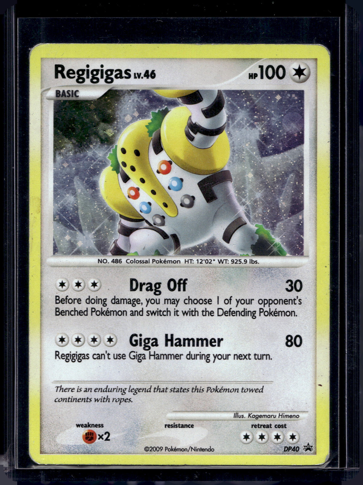 Regigigas - Holofoil - DP40 Raw