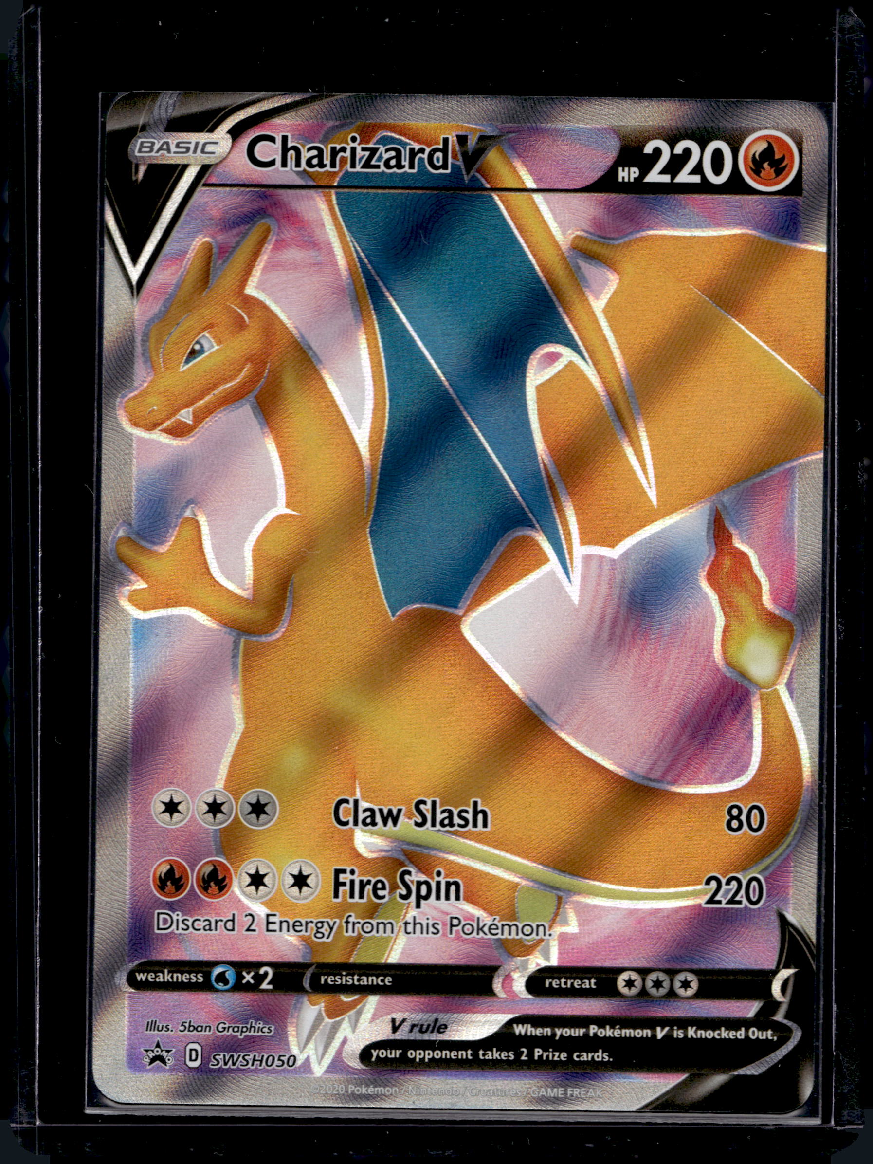 Charizard V SWSH050 Raw RookieLegends