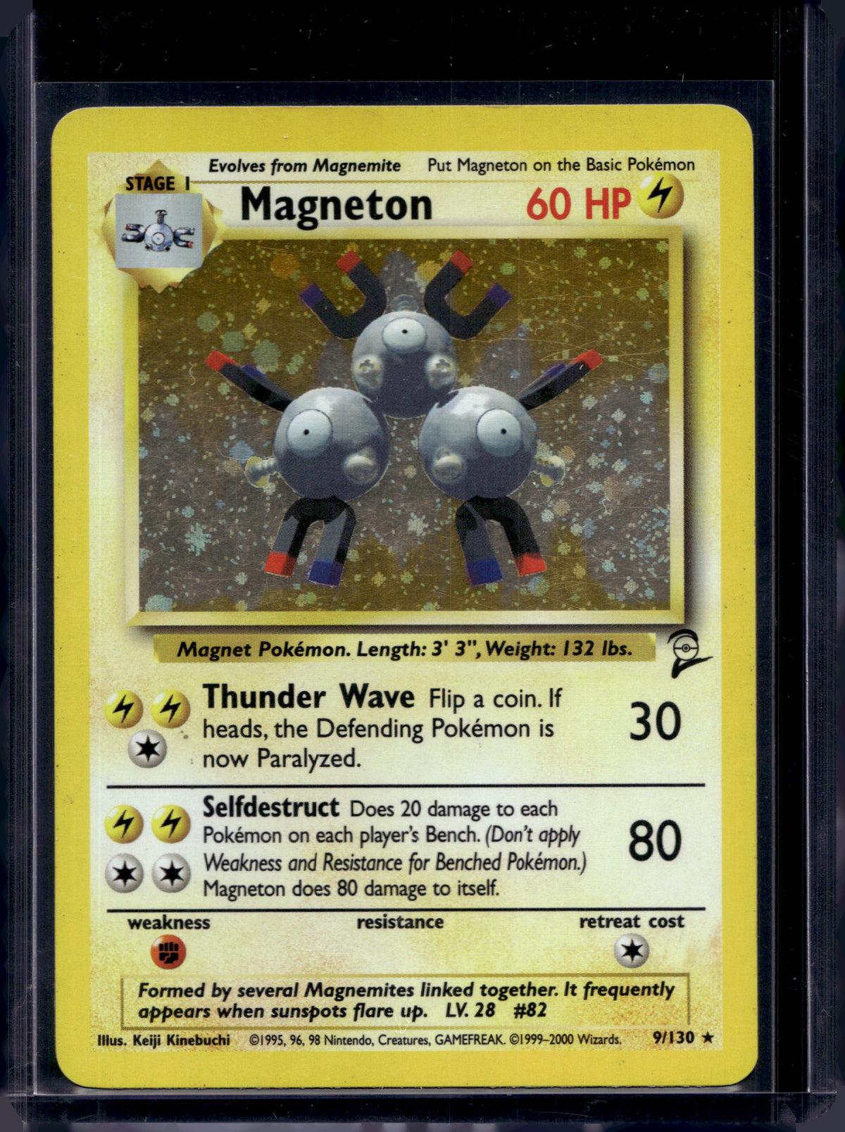 Magneton (Base Set 2 - Holofoil) 9/130 Raw