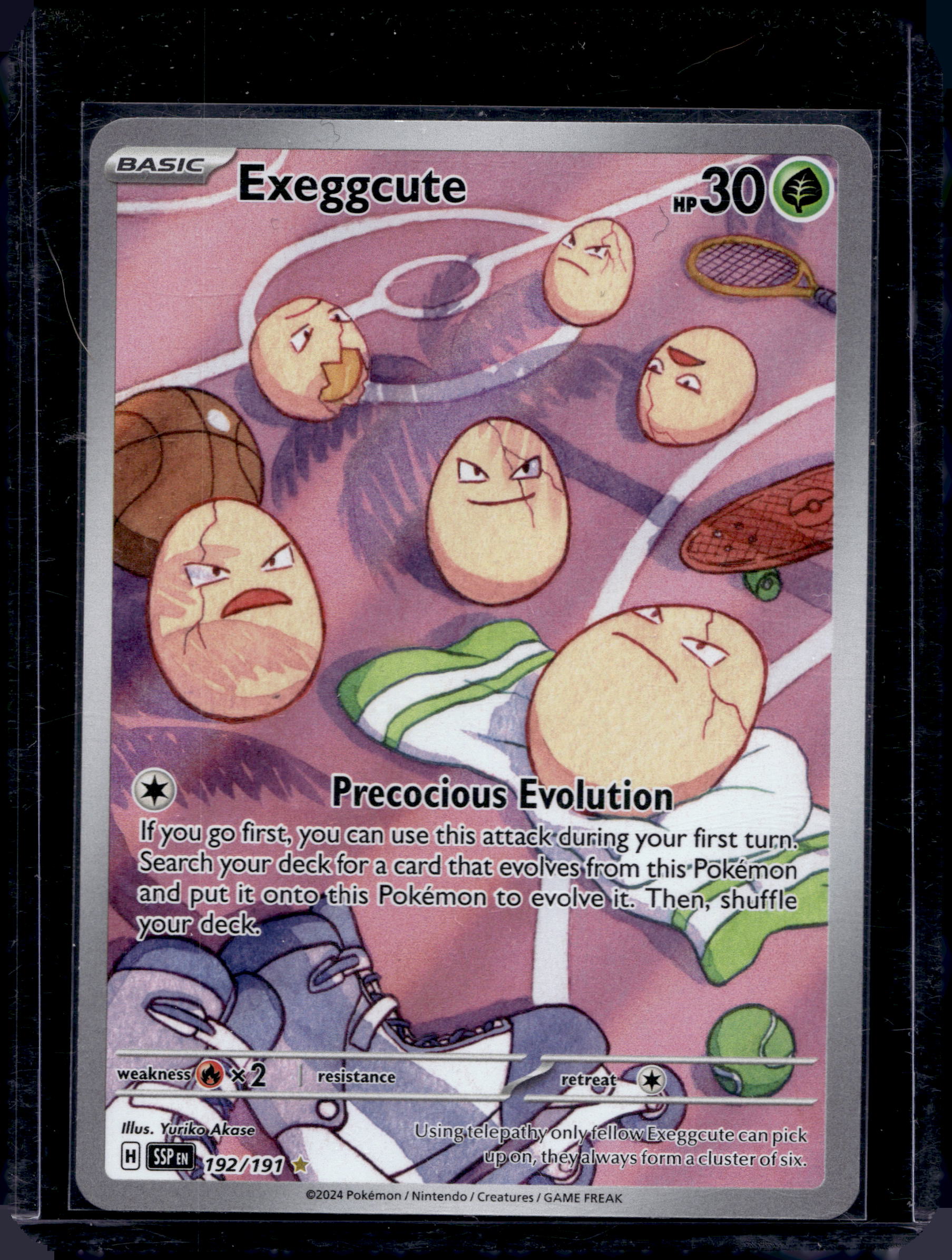 Exeggcute 192/191 Raw RookieLegends