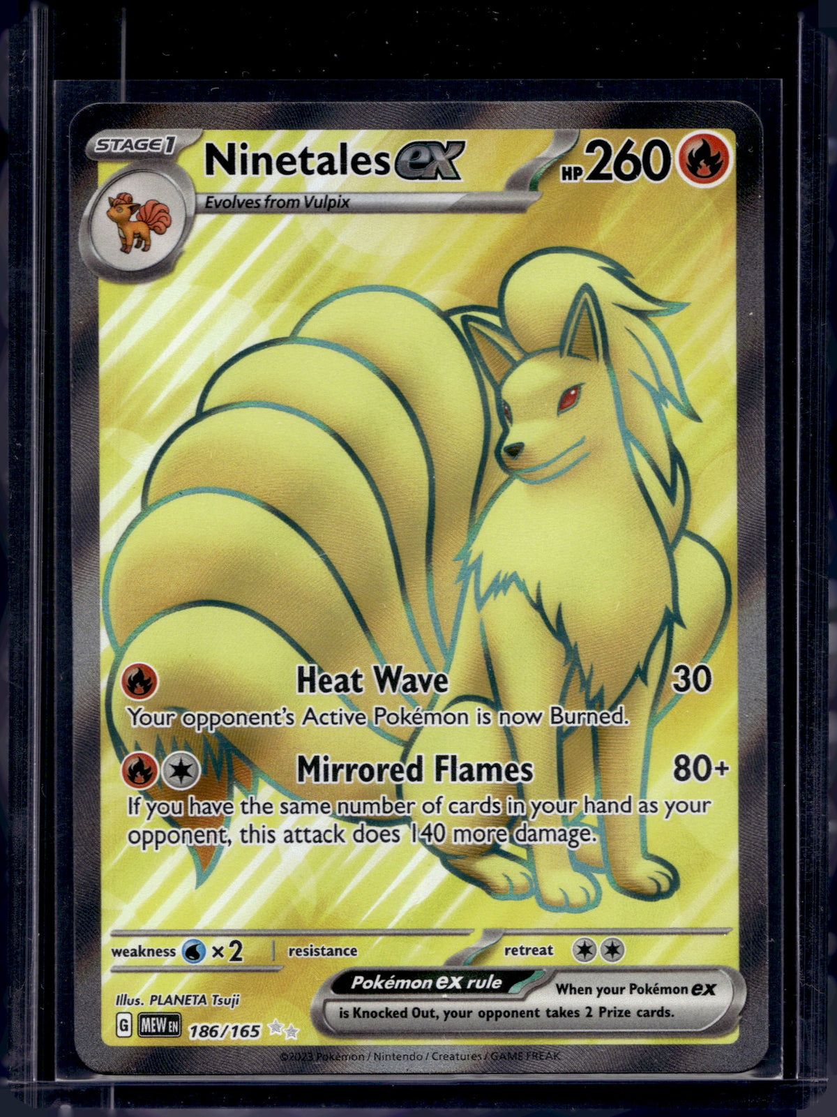 Ninetales Ex 186/165 Raw