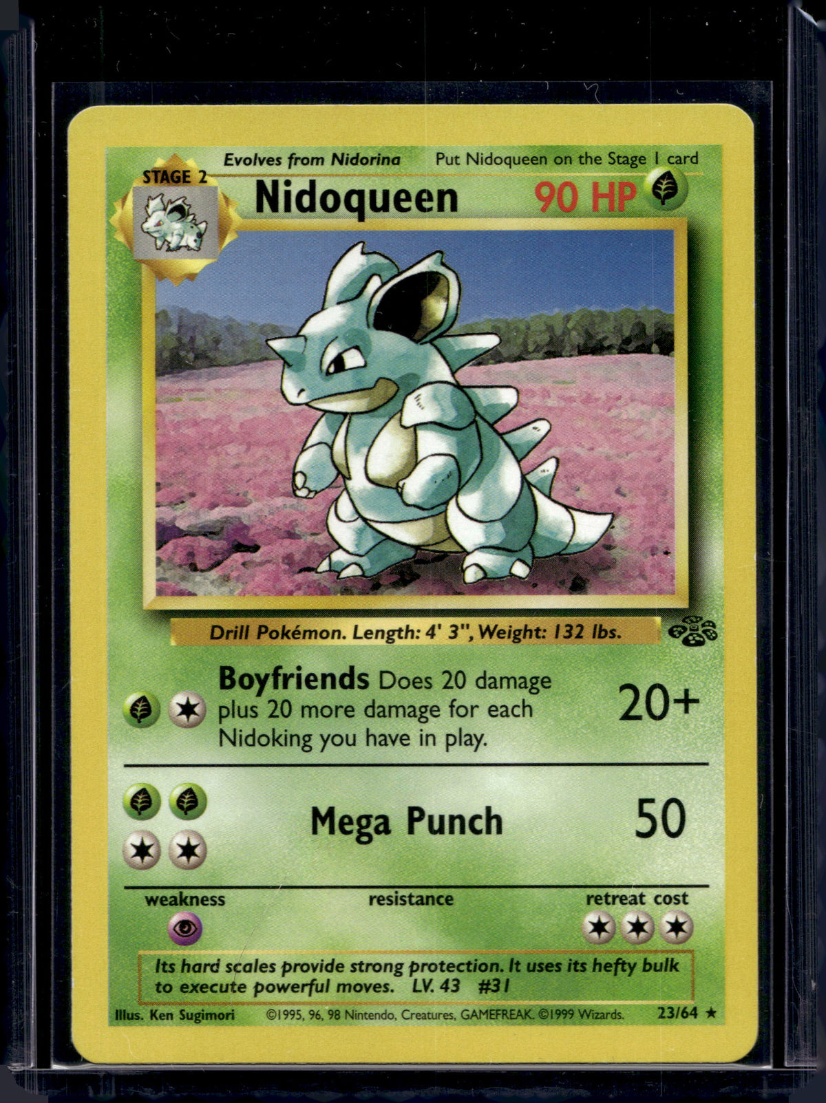 Nidoqueen (Jungle - Unlimited) 23/64 Raw