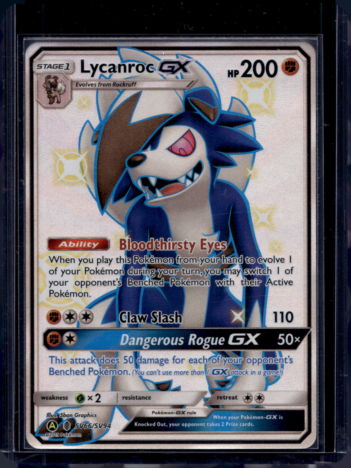 Lycanroc GX SV66/SV94 Raw