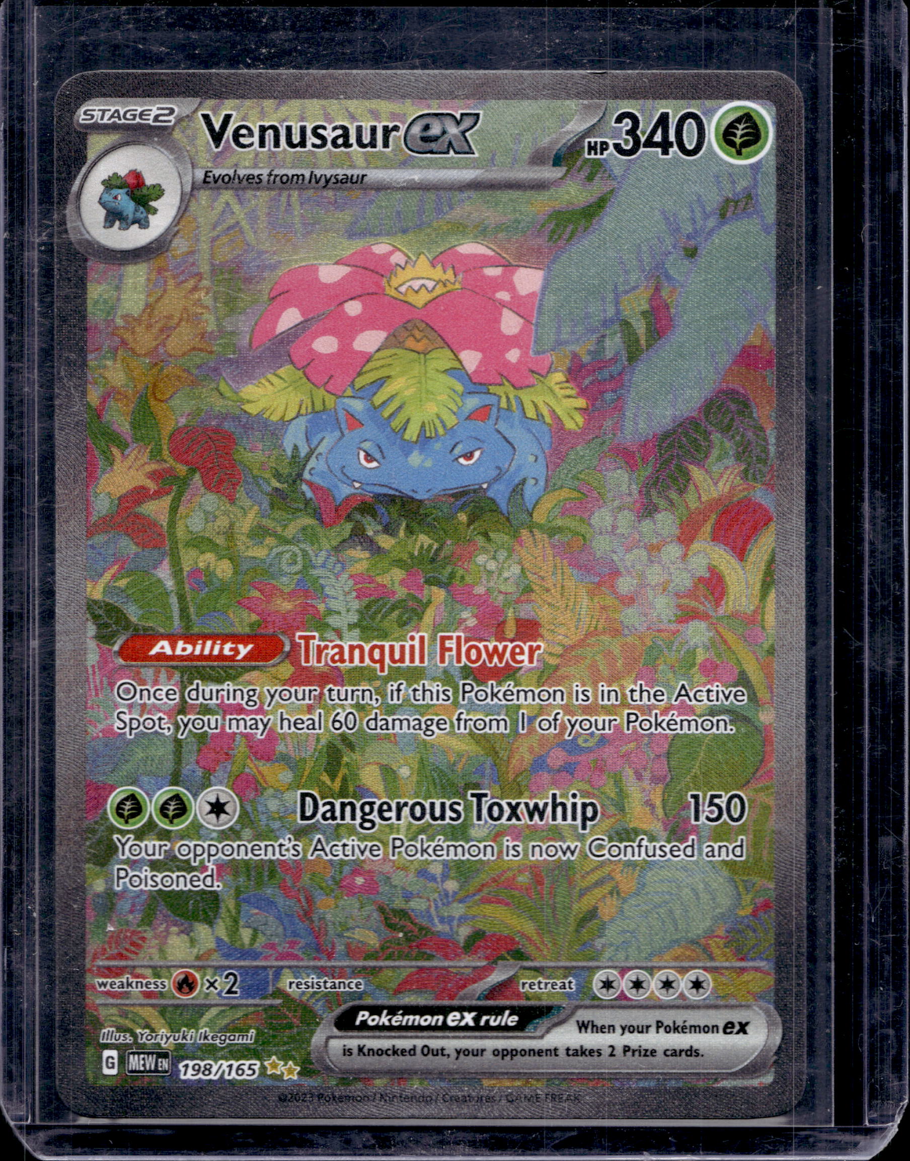 Venusaur ex 198/165 Raw RookieLegends