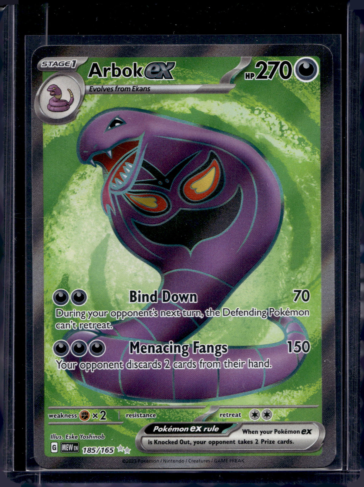 Arbok Ex 185/165 Raw