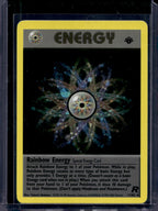 Rainbow Energy (Team Rocket's - 1 St Edition Holo) 17/82 Raw