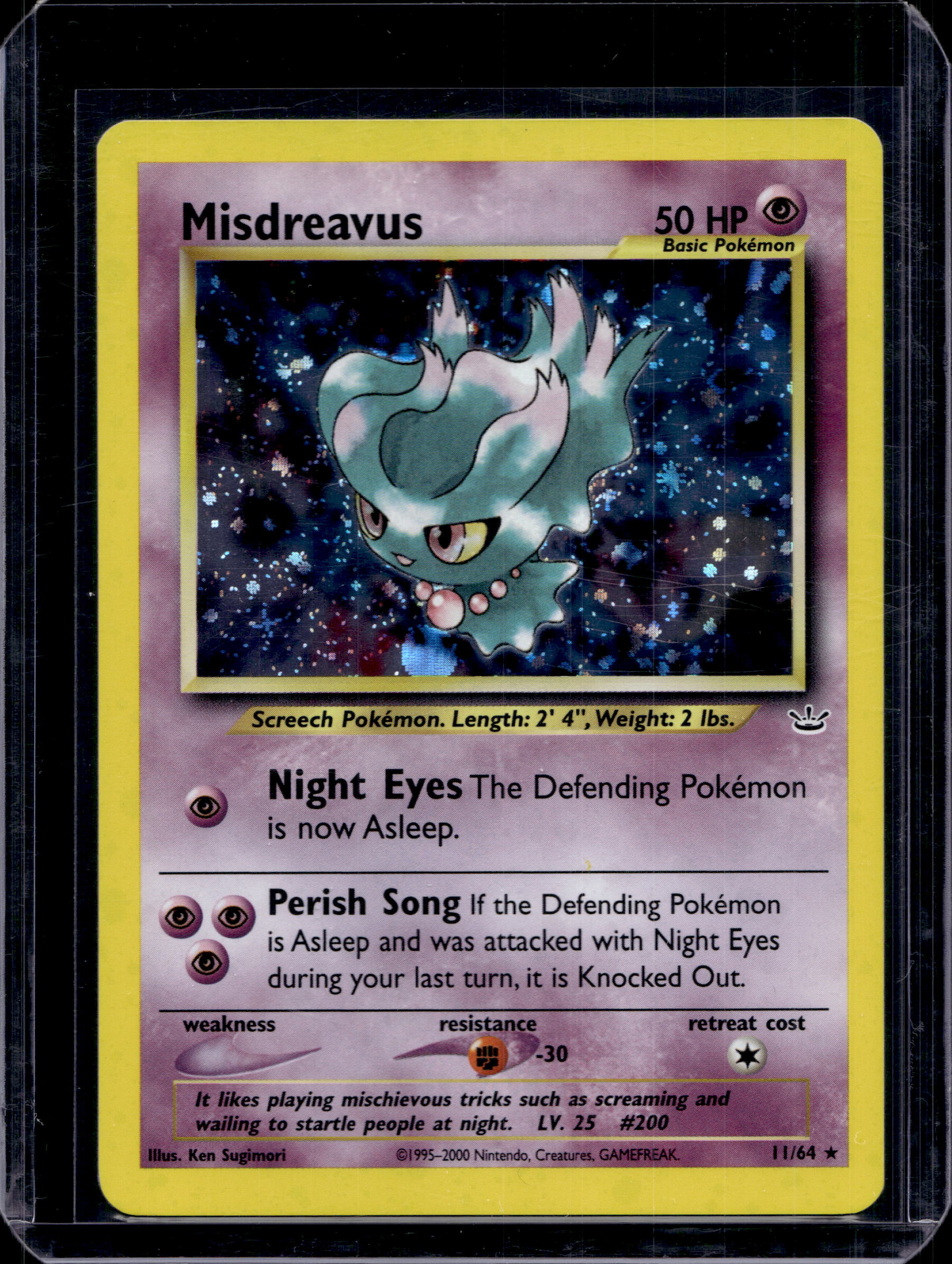 Misdreavus 11/64 Raw RookieLegends