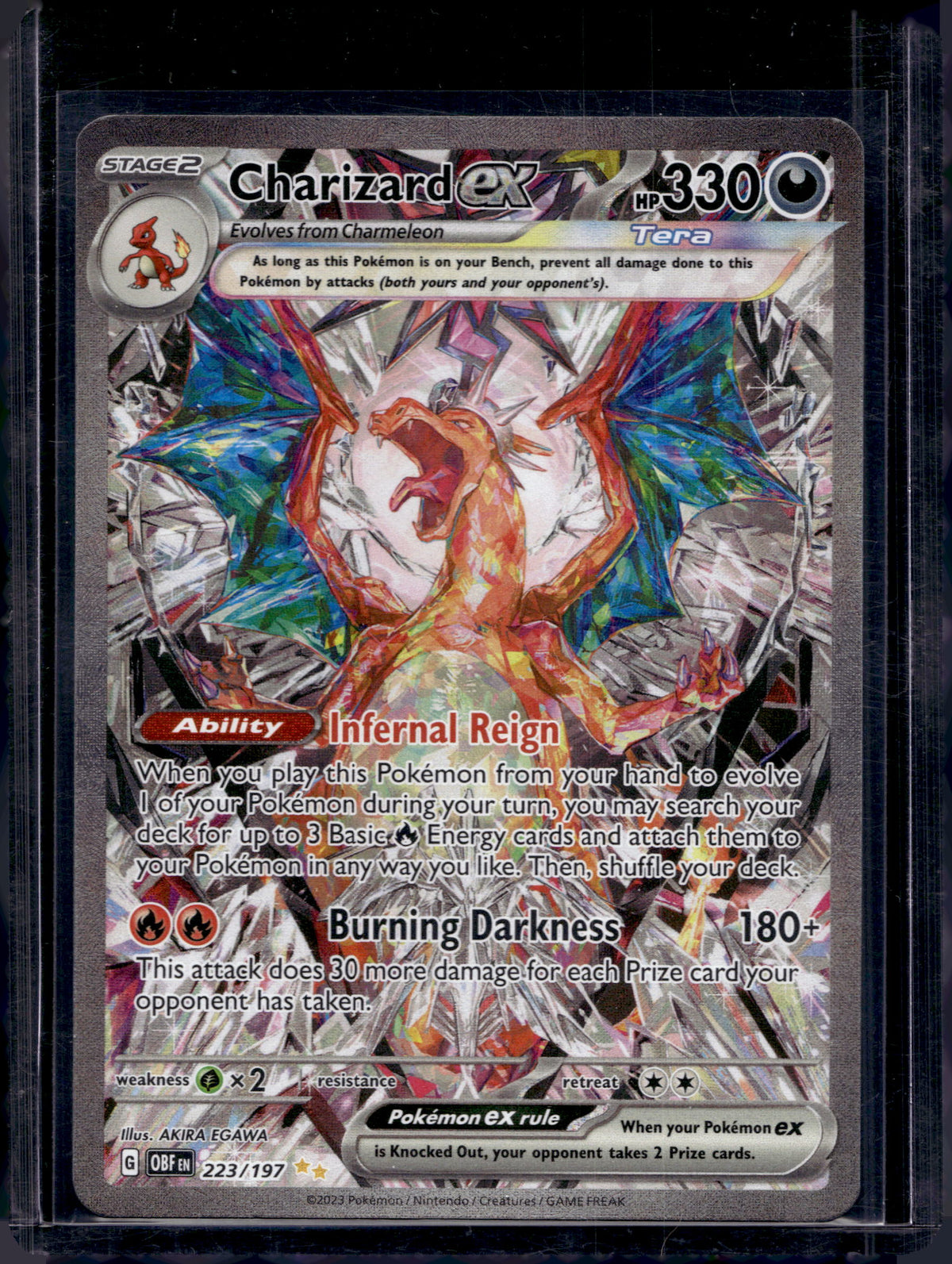 Charizard ex 223/197 Raw