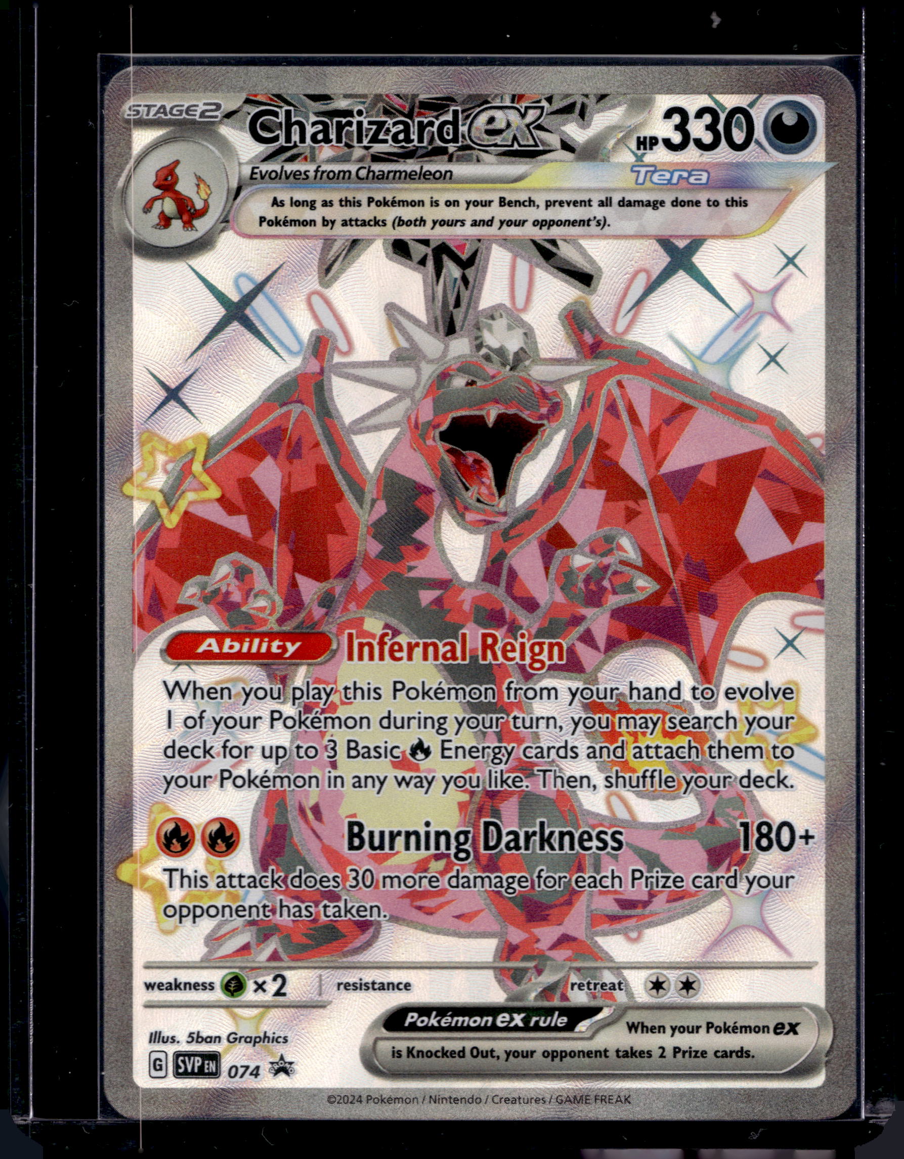 Charizard Ex 074 Raw RookieLegends