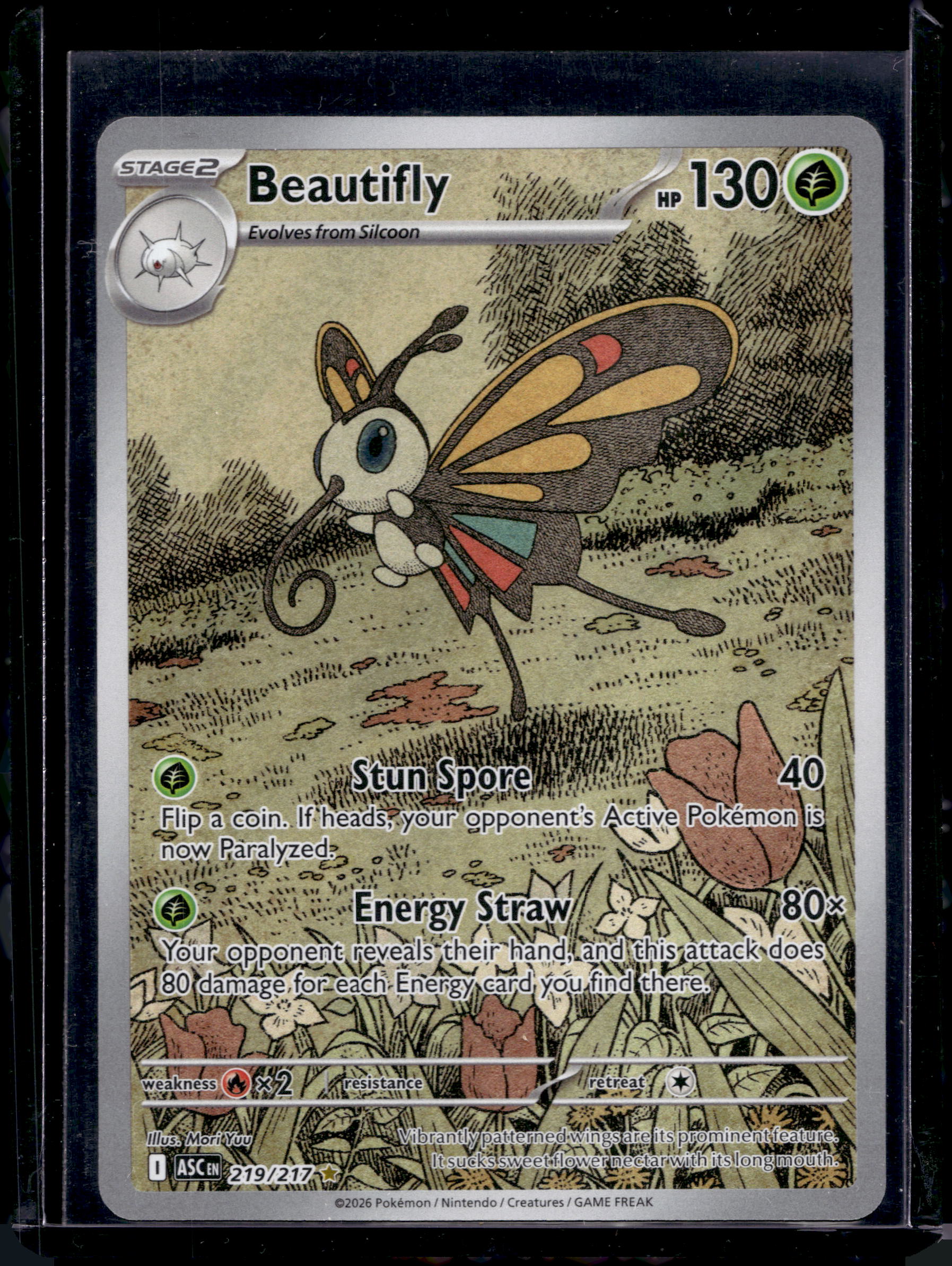 Beautifly 219/217 Raw RookieLegends