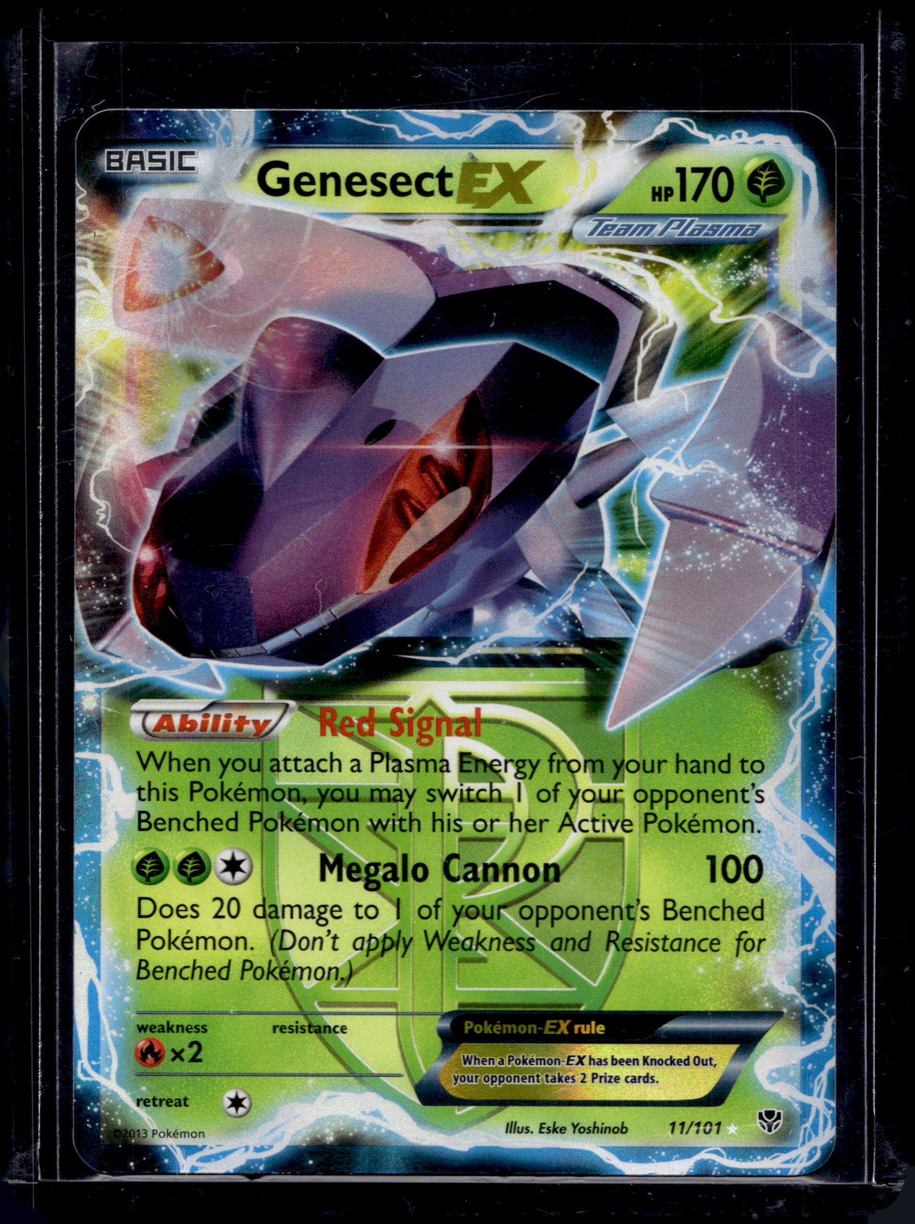 Genesect Ex (Team Plasma) 11/101 Raw RookieLegends