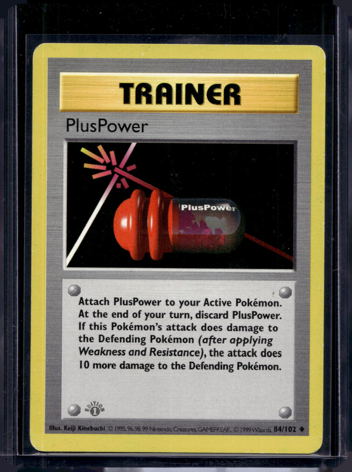 PlusPower (Base Set - 1st Edition & Shadowless) 84/102 Raw
