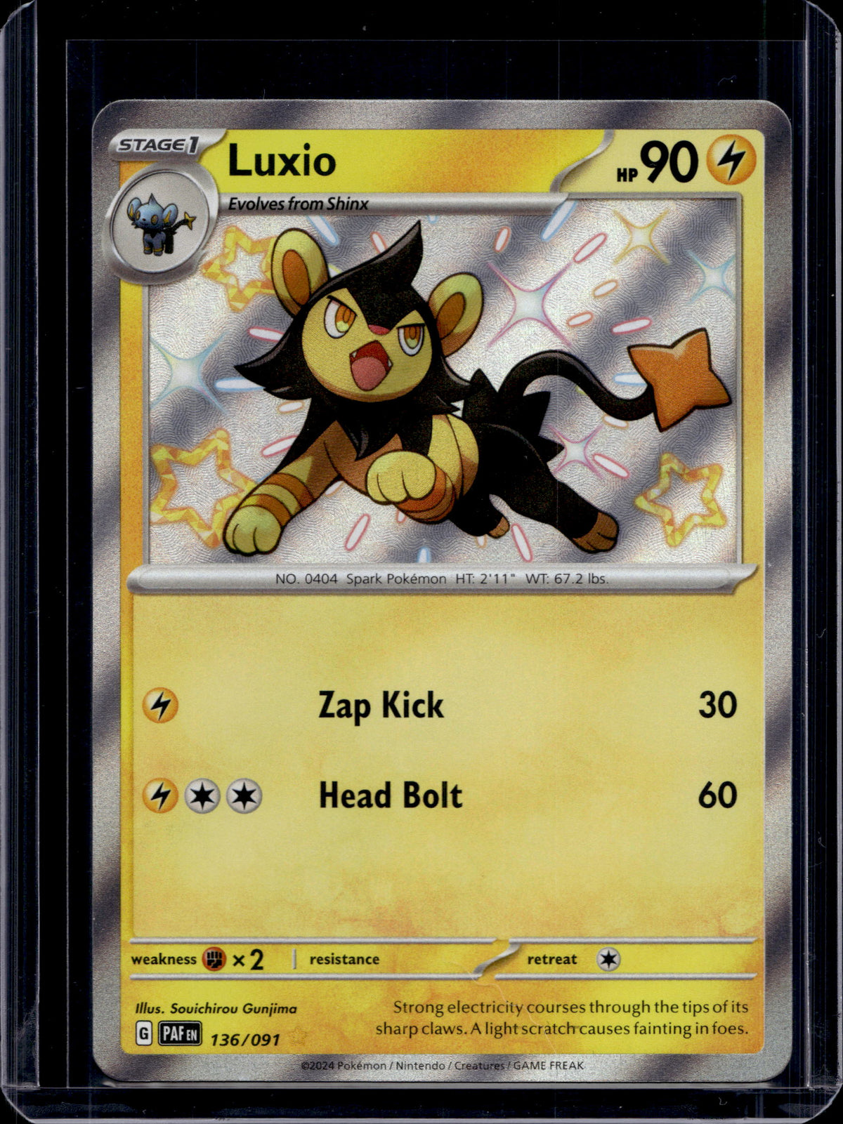 Luxio 136/091 Raw RookieLegends