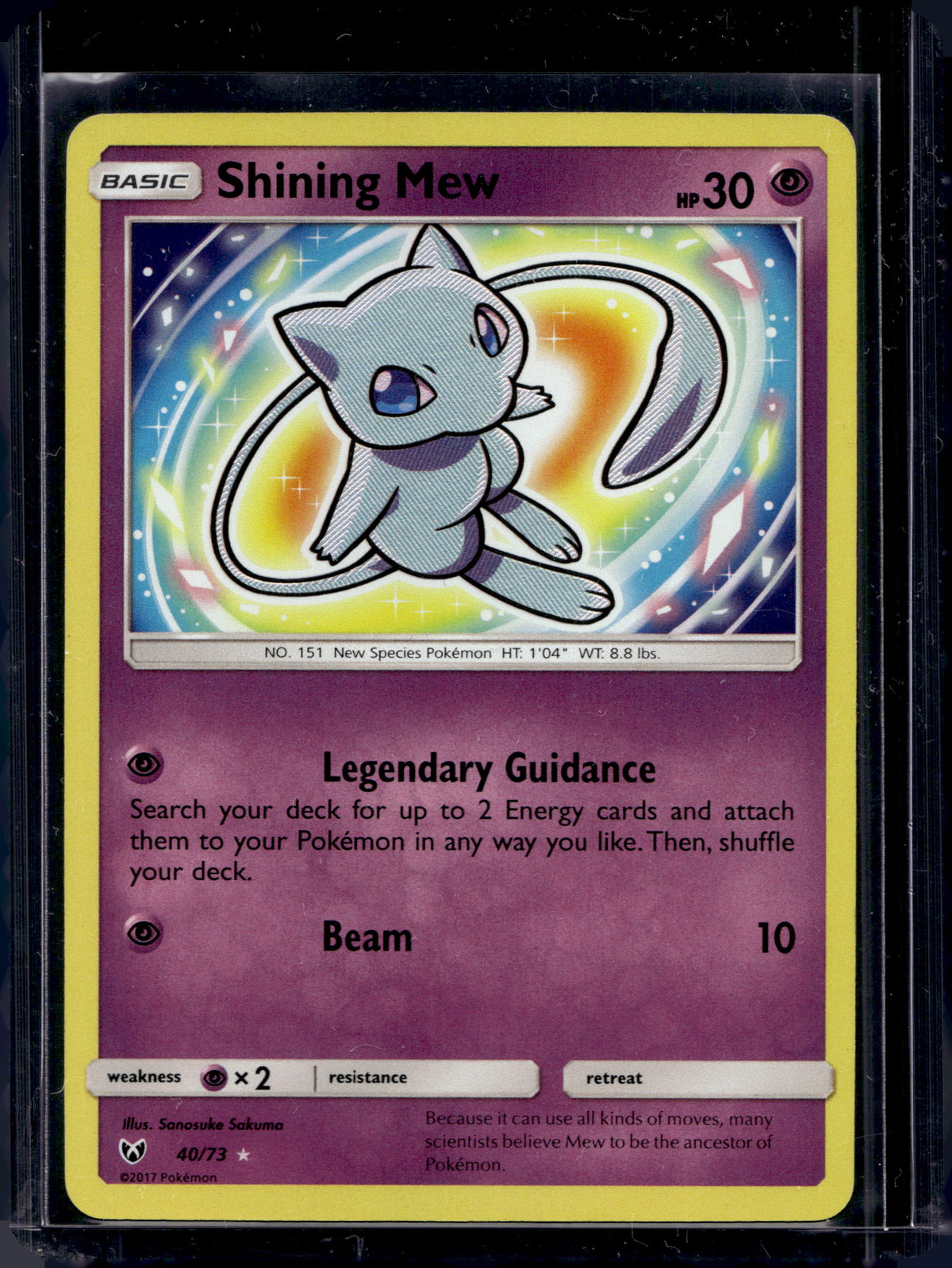 Shining Mew 40/73 Raw