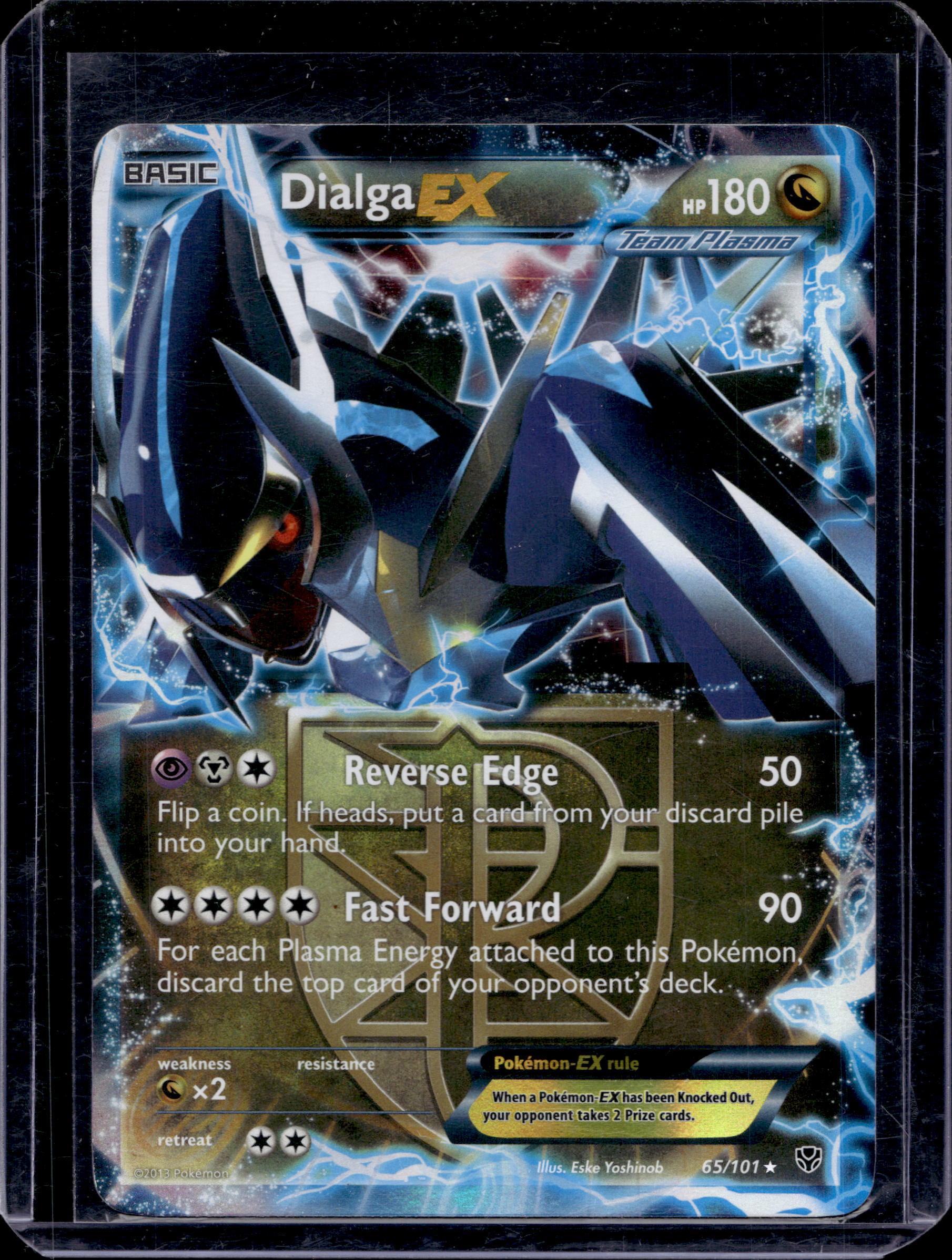 Dialga Ex (Team Plasma) 65/101 Raw RookieLegends