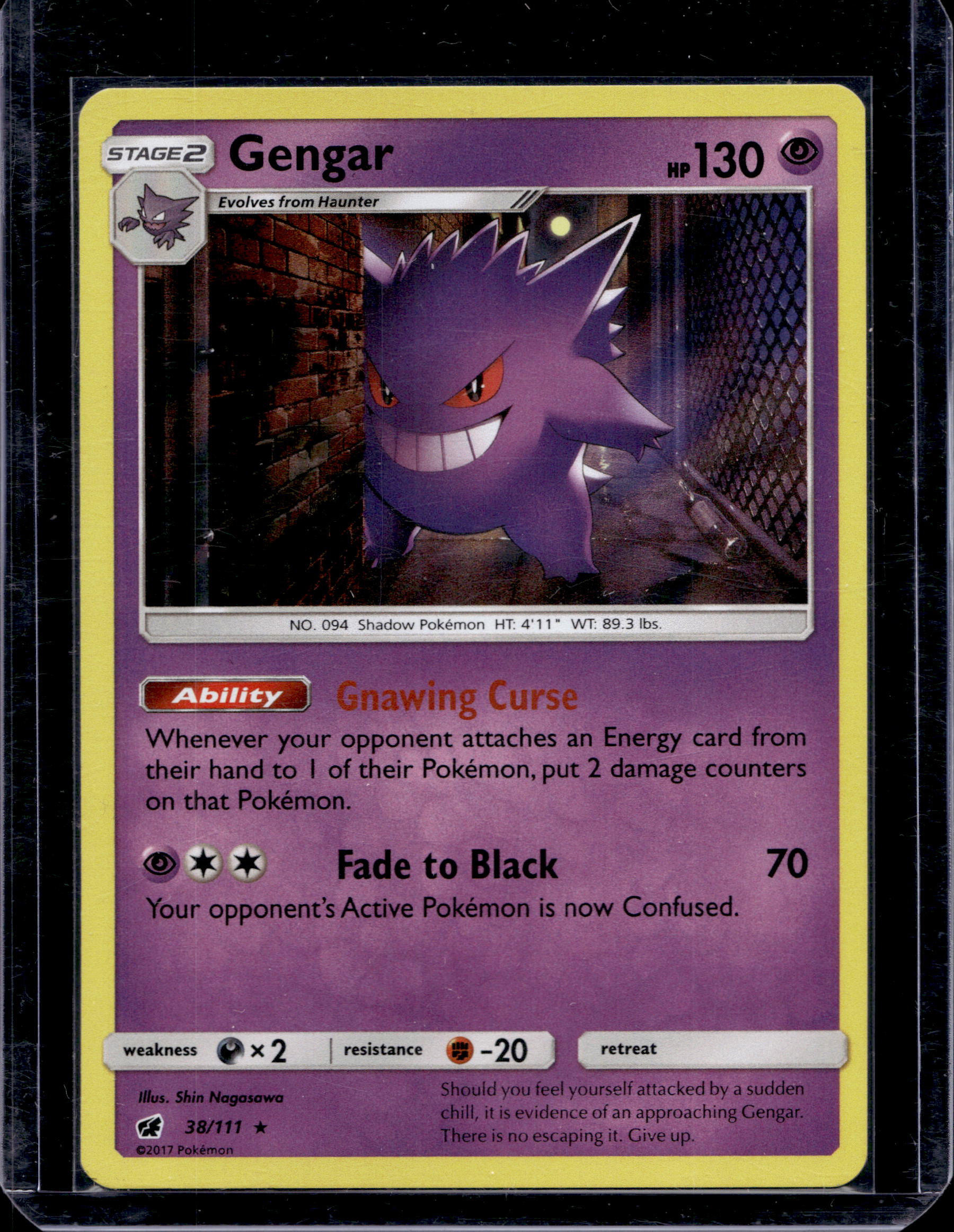 Gengar 38/111 Raw RookieLegends