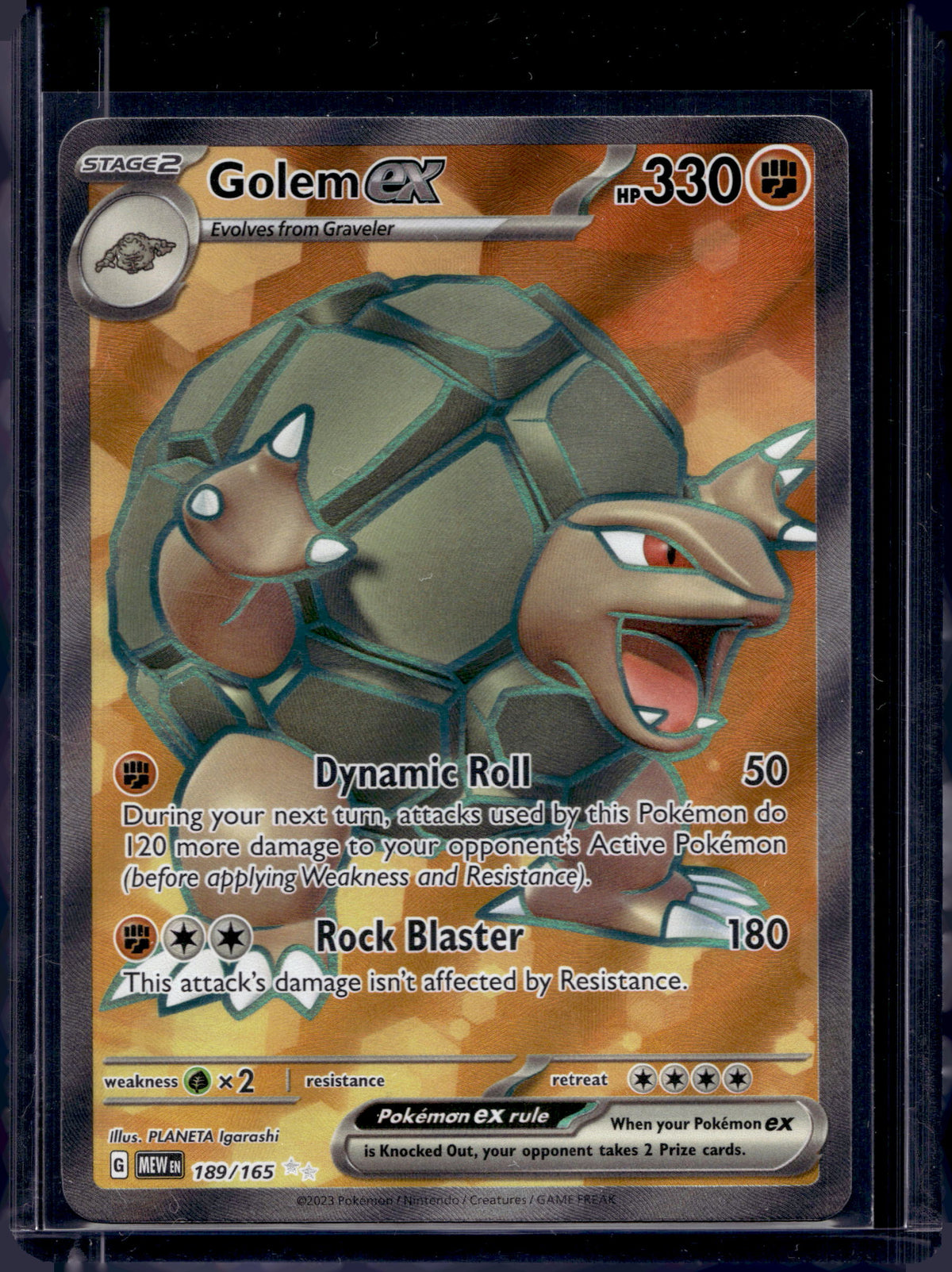Golem Ex 189/165 Raw