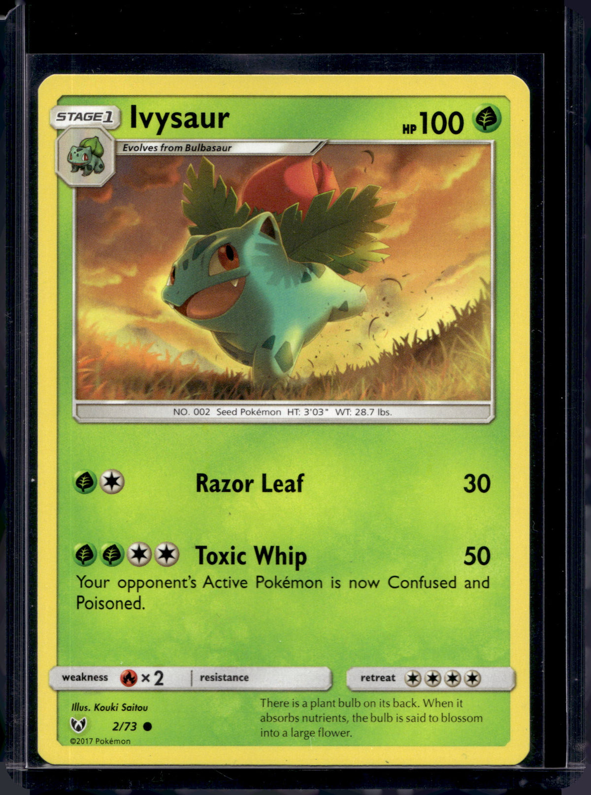 Ivysaur 2/73 Raw