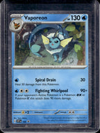 Vaporeon (Cosmos Holo) 168 Raw RookieLegends