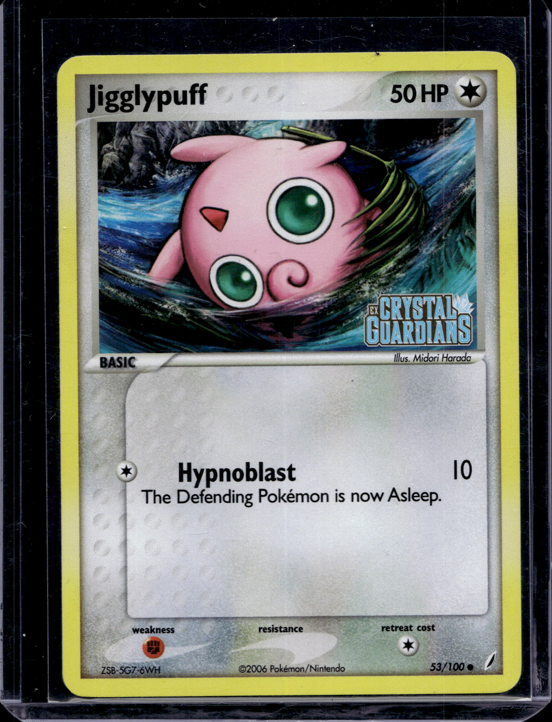 Jigglypuff - Ex Crystal Guardians Stamped - 53/100 Raw RookieLegends