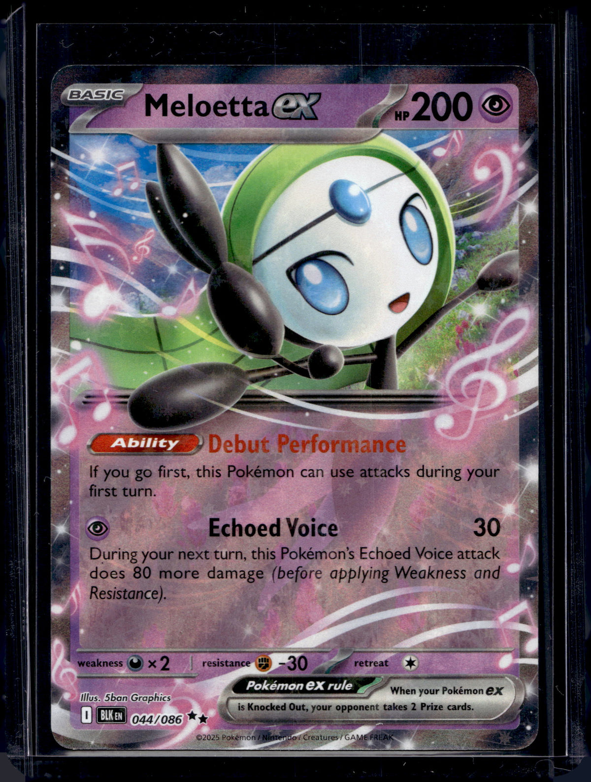Meloetta ex 044/086 Raw RookieLegends
