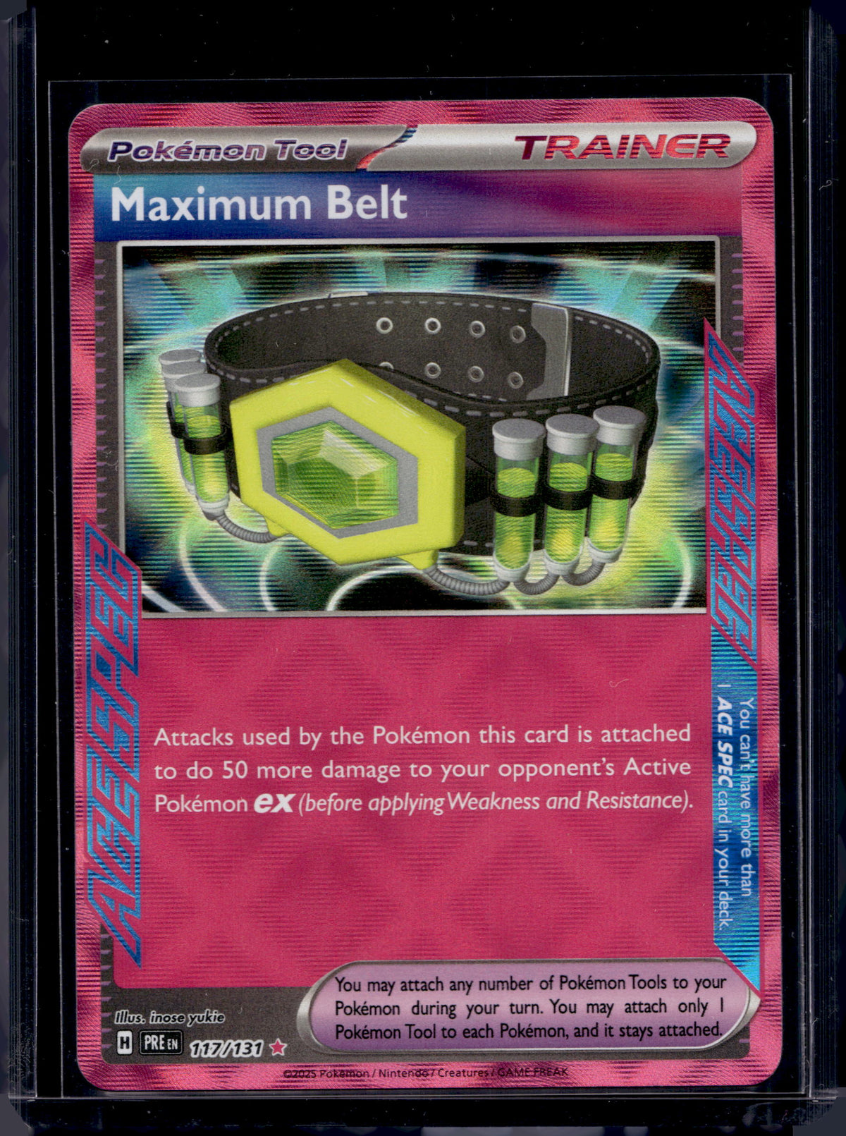 Maximum Belt 117/131 Raw