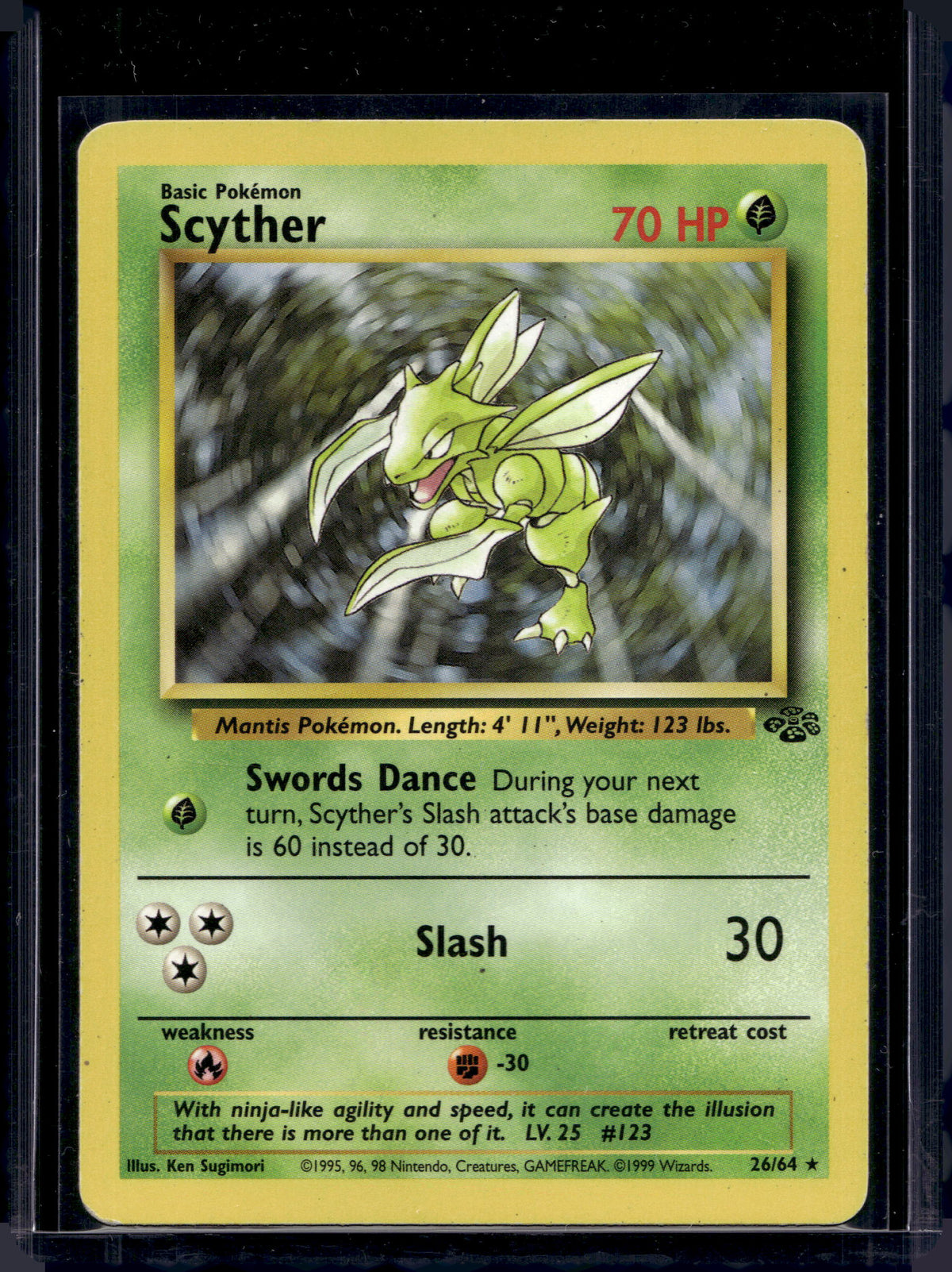 Scyther (Jungle - Unlimited) 26/64 Raw