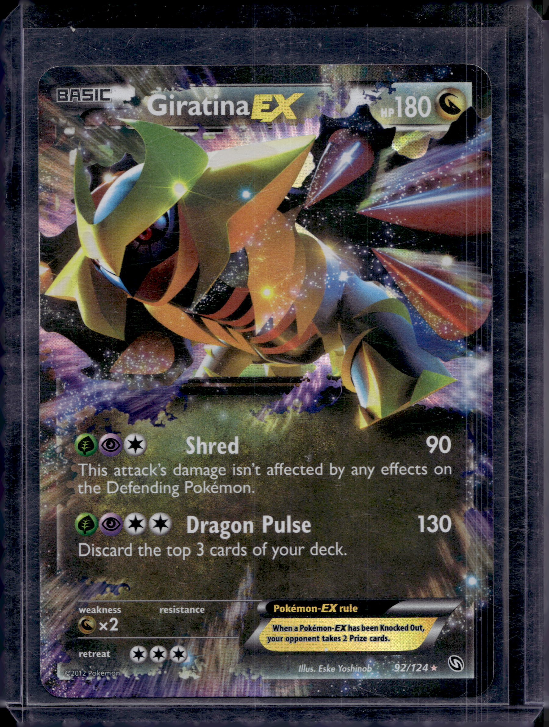 Giratina Ex 92/124 Raw