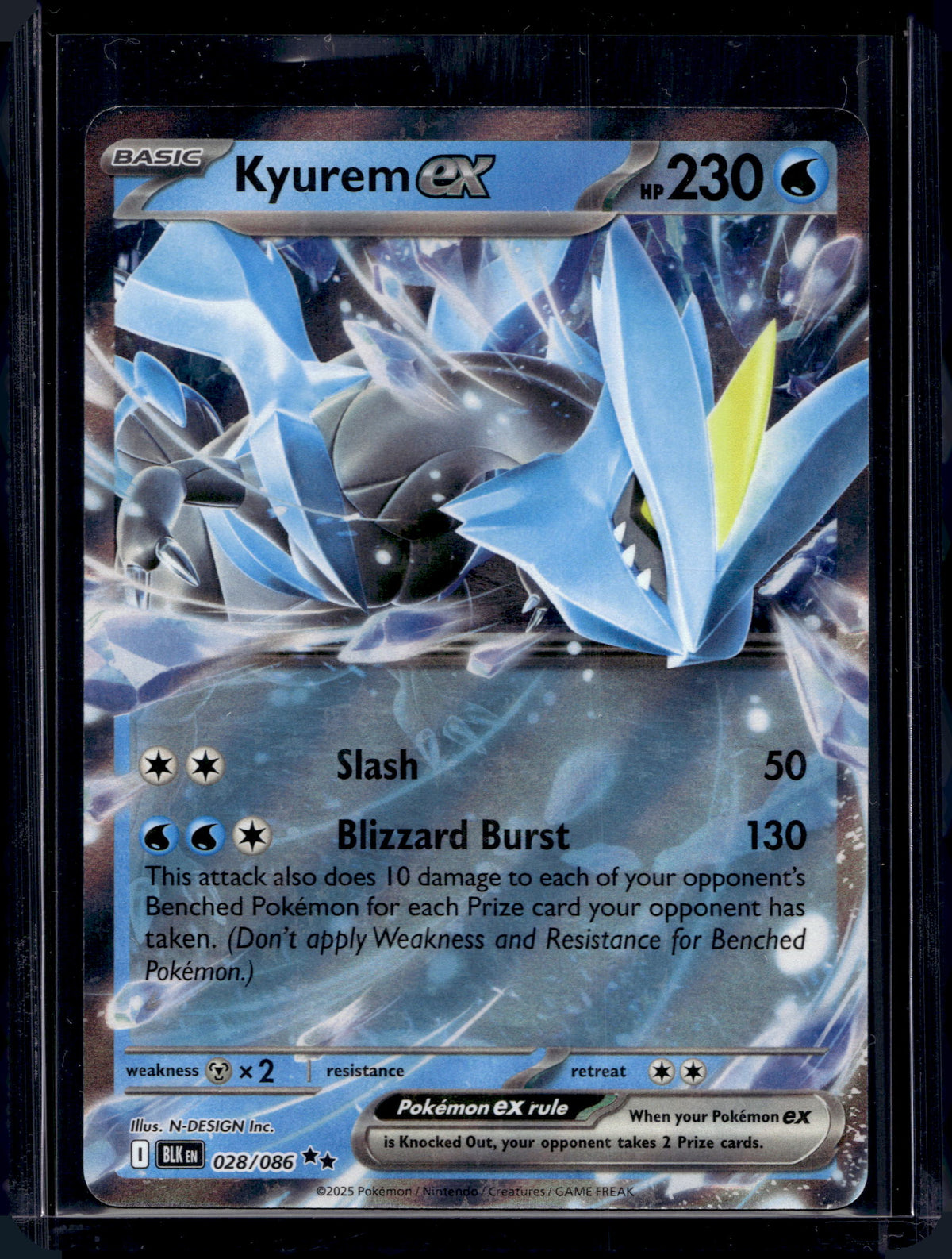 Kyurem ex 028/086 Raw RookieLegends