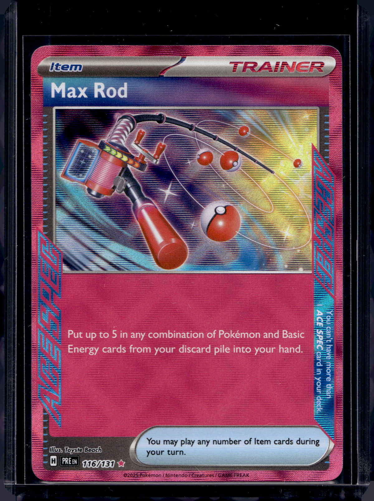 Max Rod 116/131 Raw