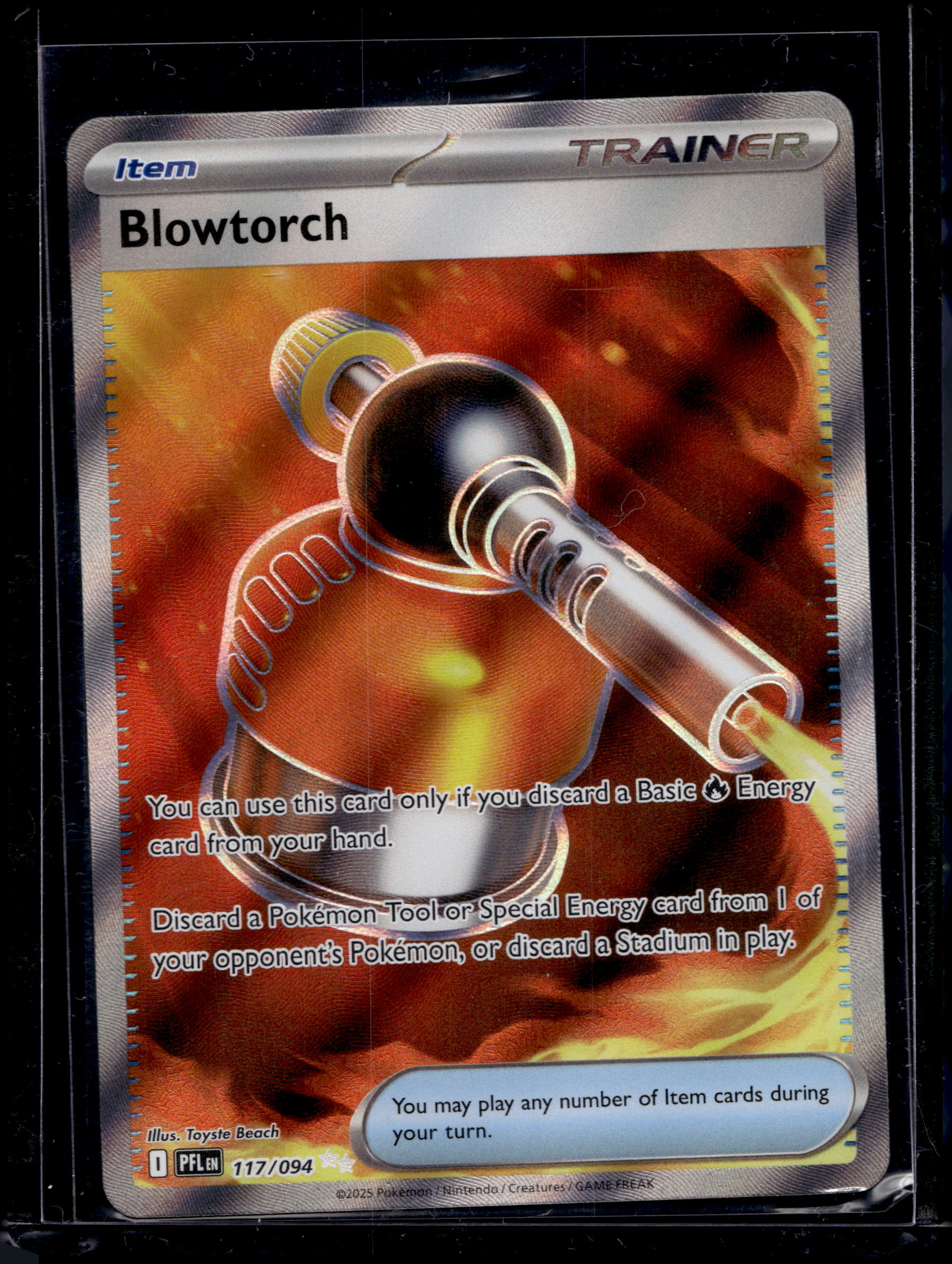 Blowtorch 117/094 Raw RookieLegends