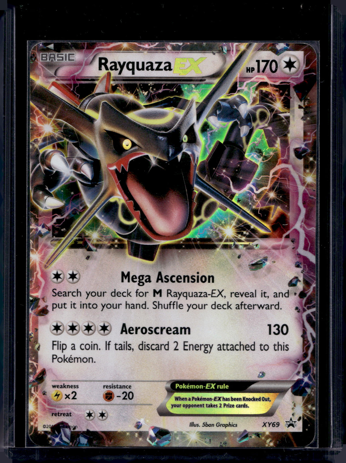 Rayquaza EX (Shiny) XY69 Raw