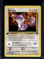 Rattata (Team Rocket's - 1 St Edition - Unlimited) 66/82 Raw