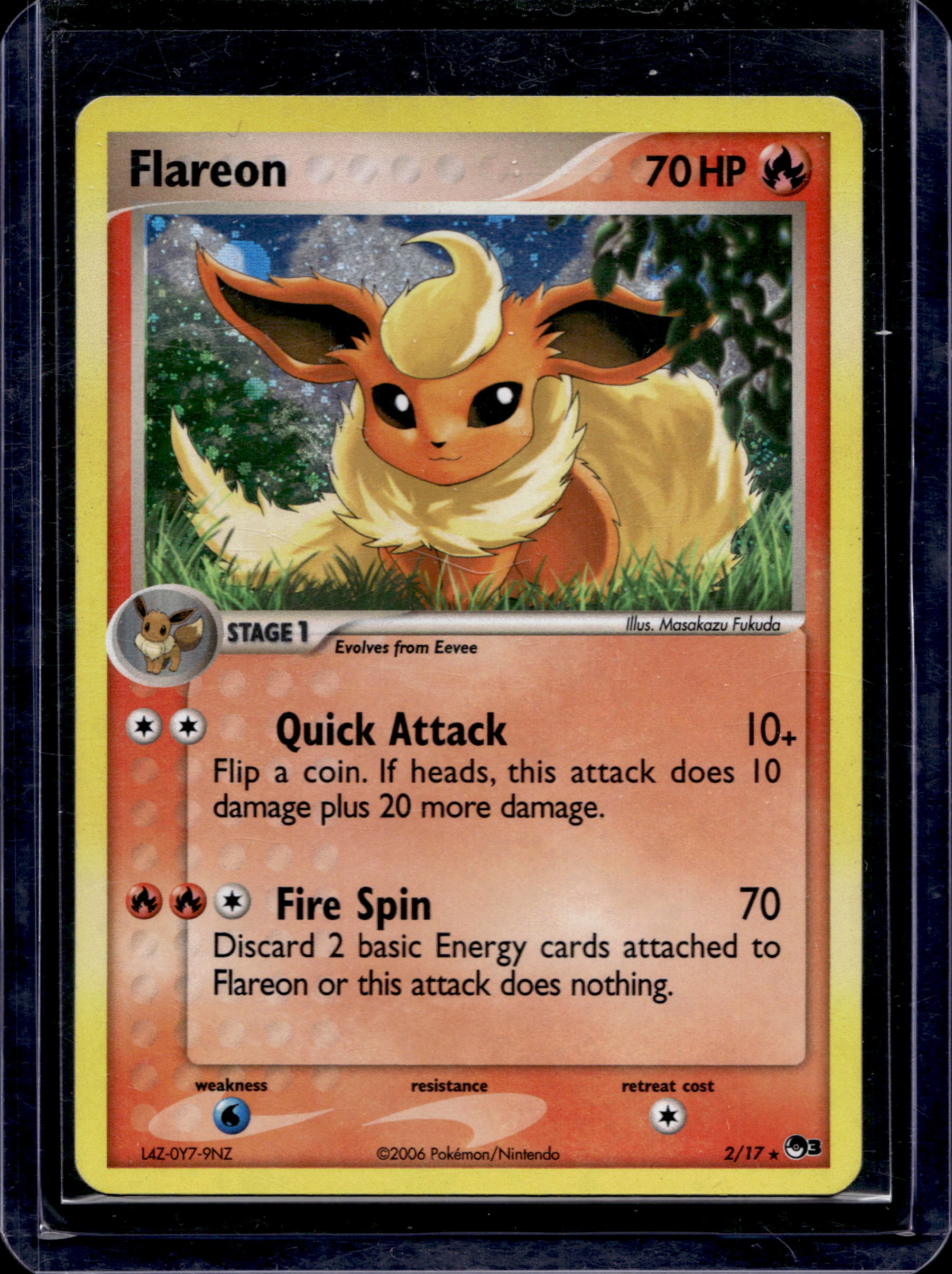 Flareon 2/17 Raw RookieLegends