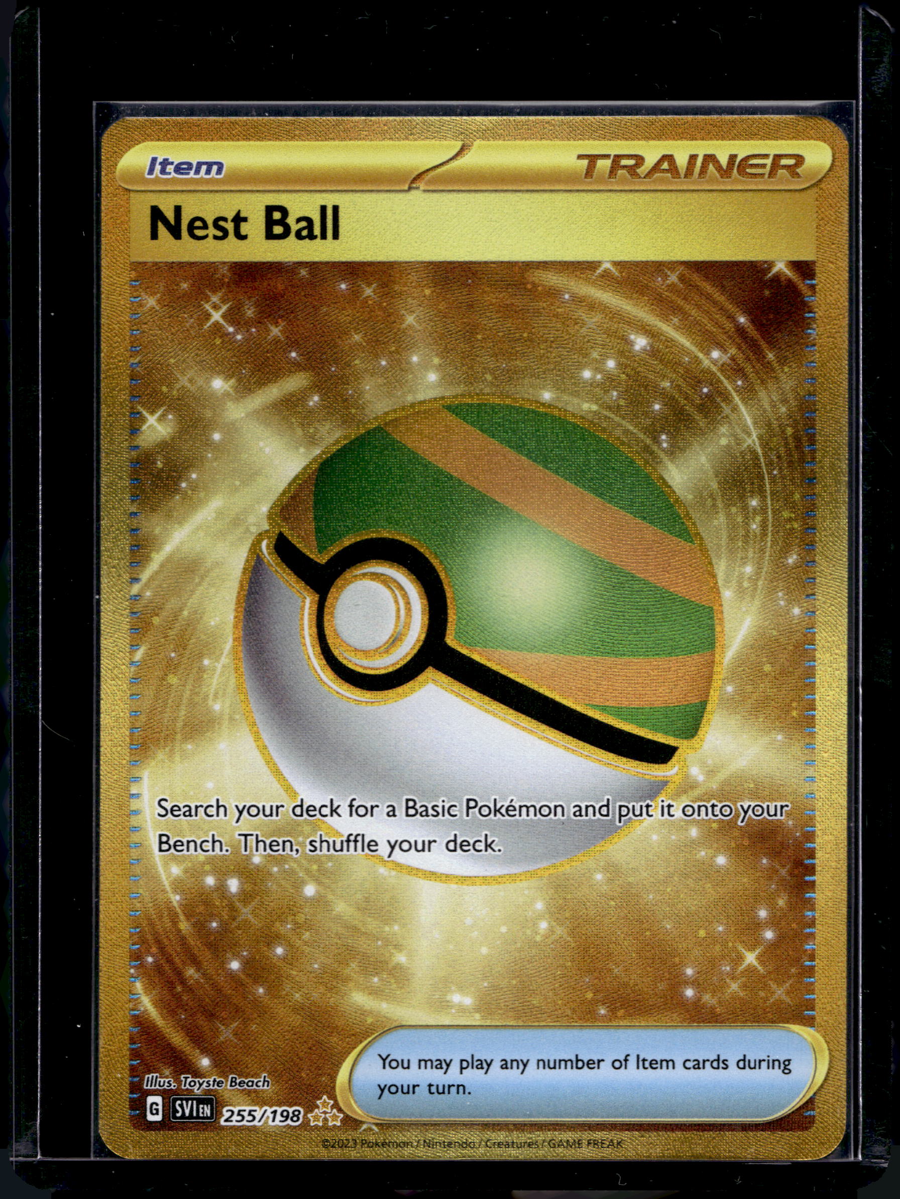 Nest Ball 255/198 Raw RookieLegends