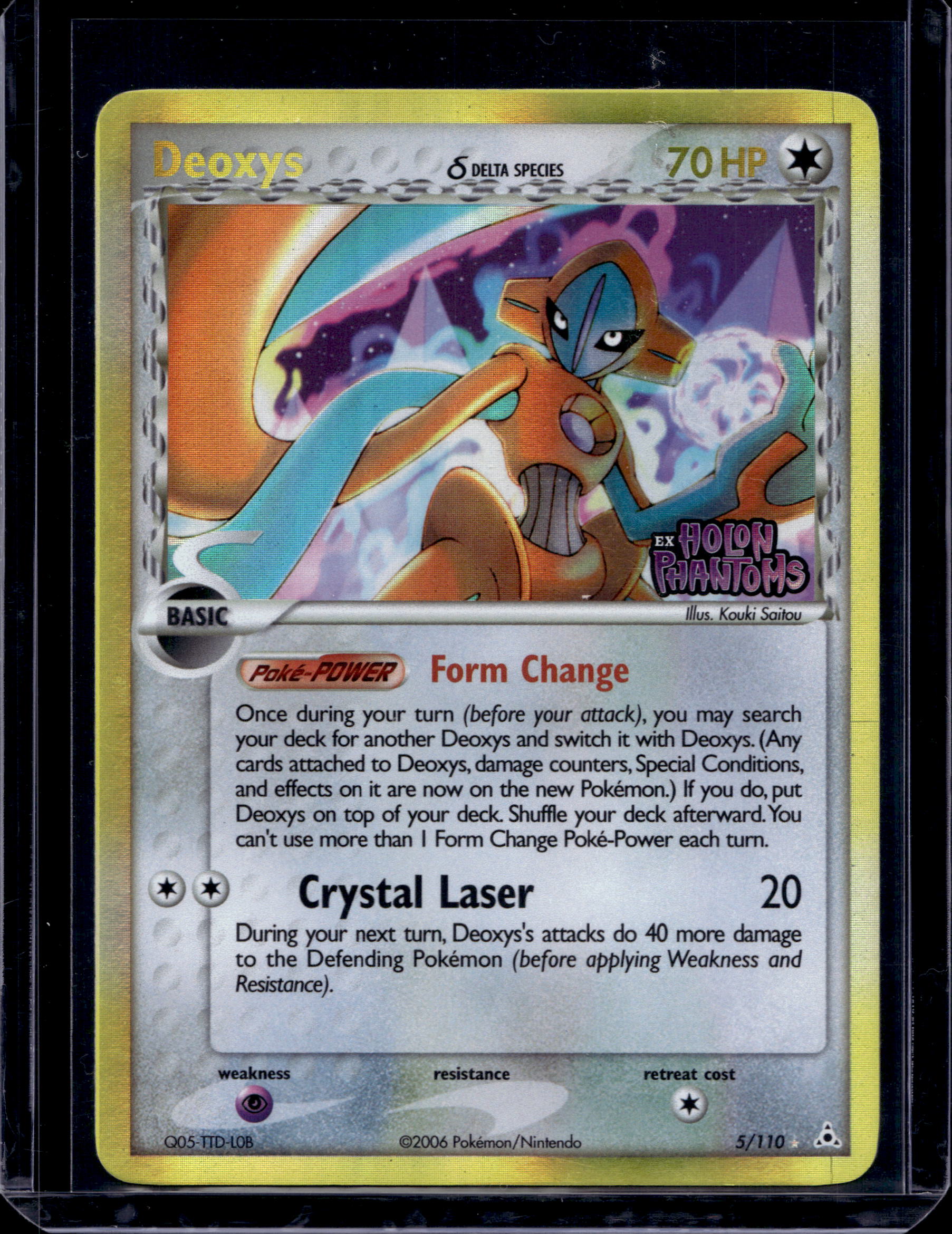 Deoxys - Delta Species - 5/110 Raw RookieLegends