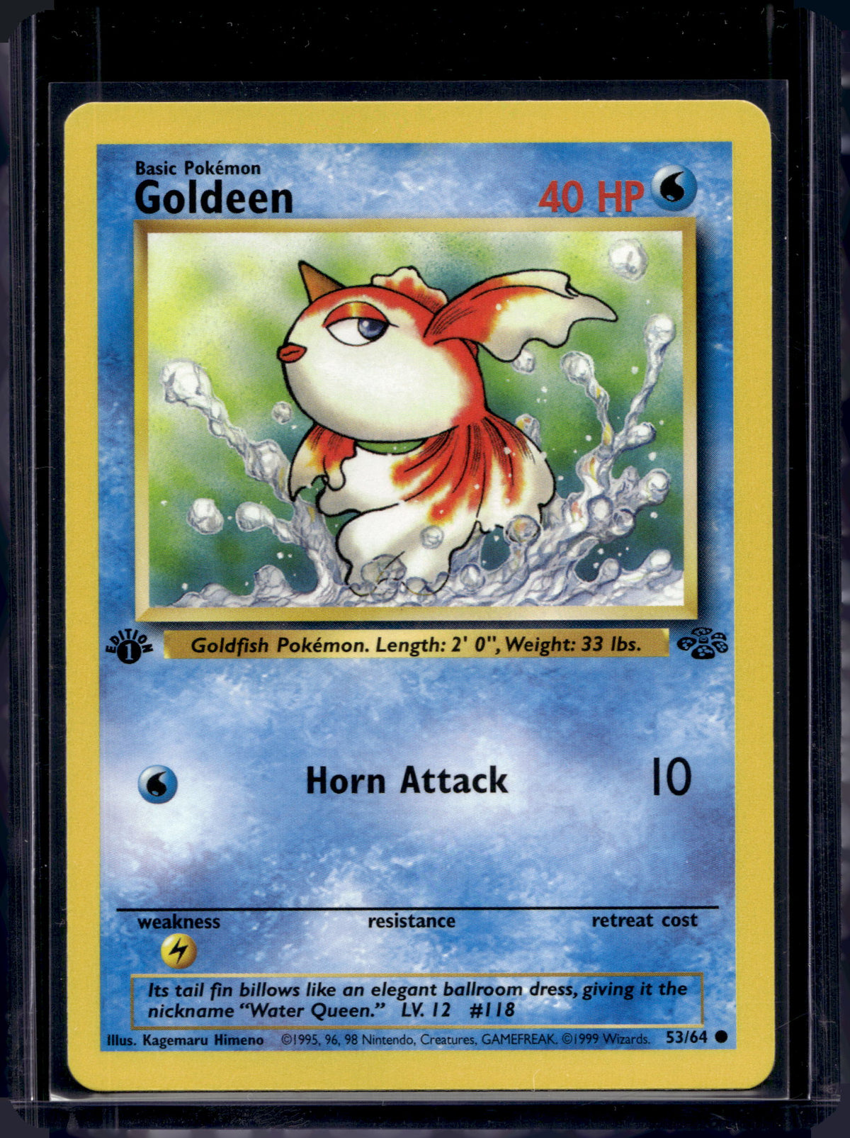Goldeen (Jungle - 1st Edition Common) 53/64 Raw