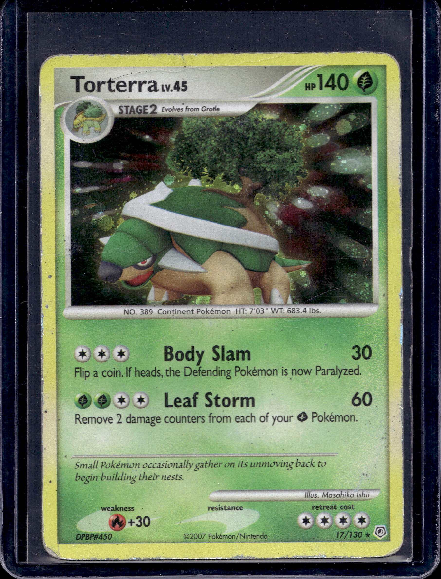 Torterra Lv.45 - Diamond And Pearl 17/130 Raw RookieLegends